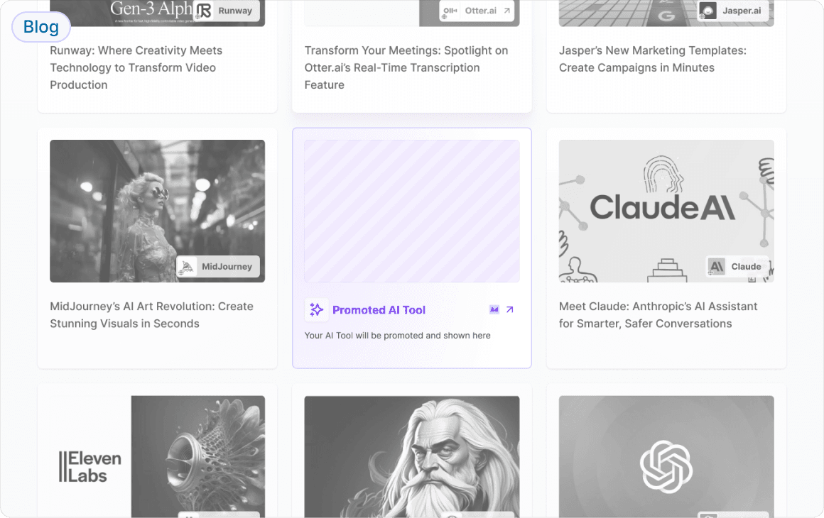 Wonders & Tool Spotlights – Get highlighted in curated content sections.