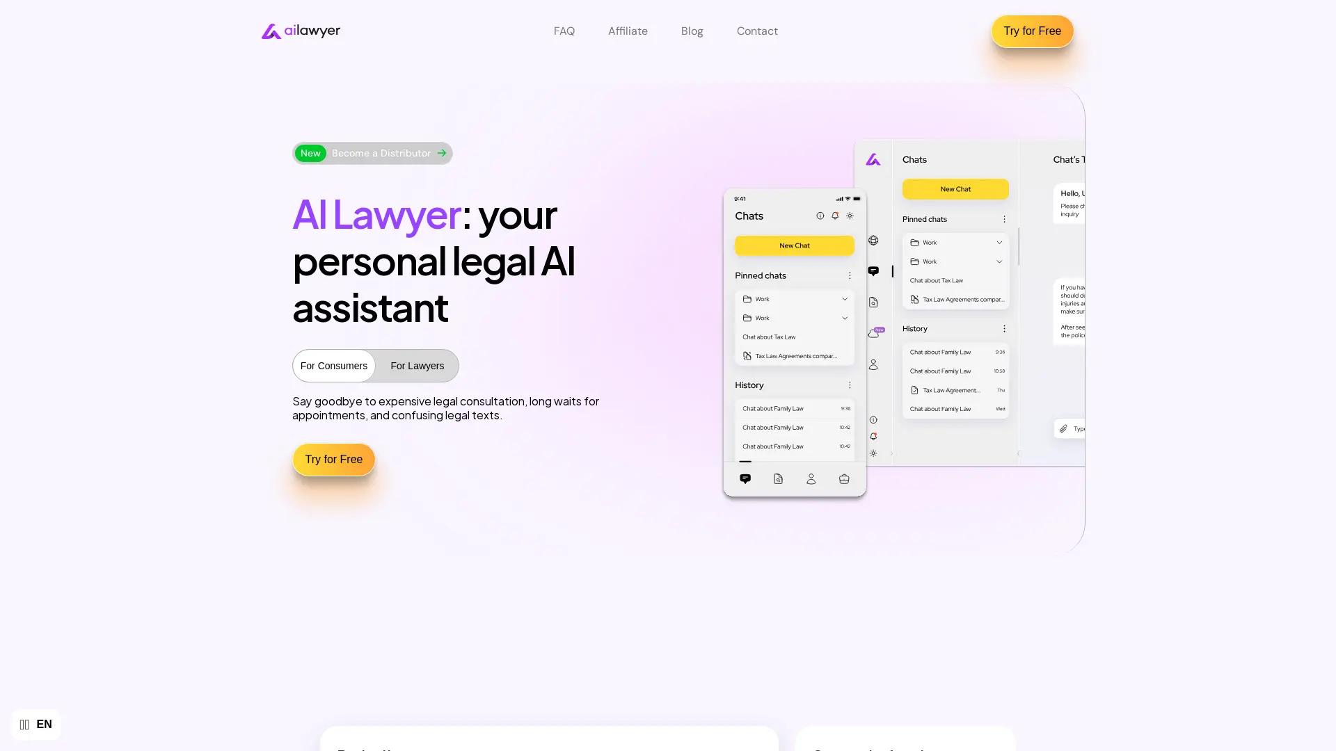 AI Lawyer screenshot
