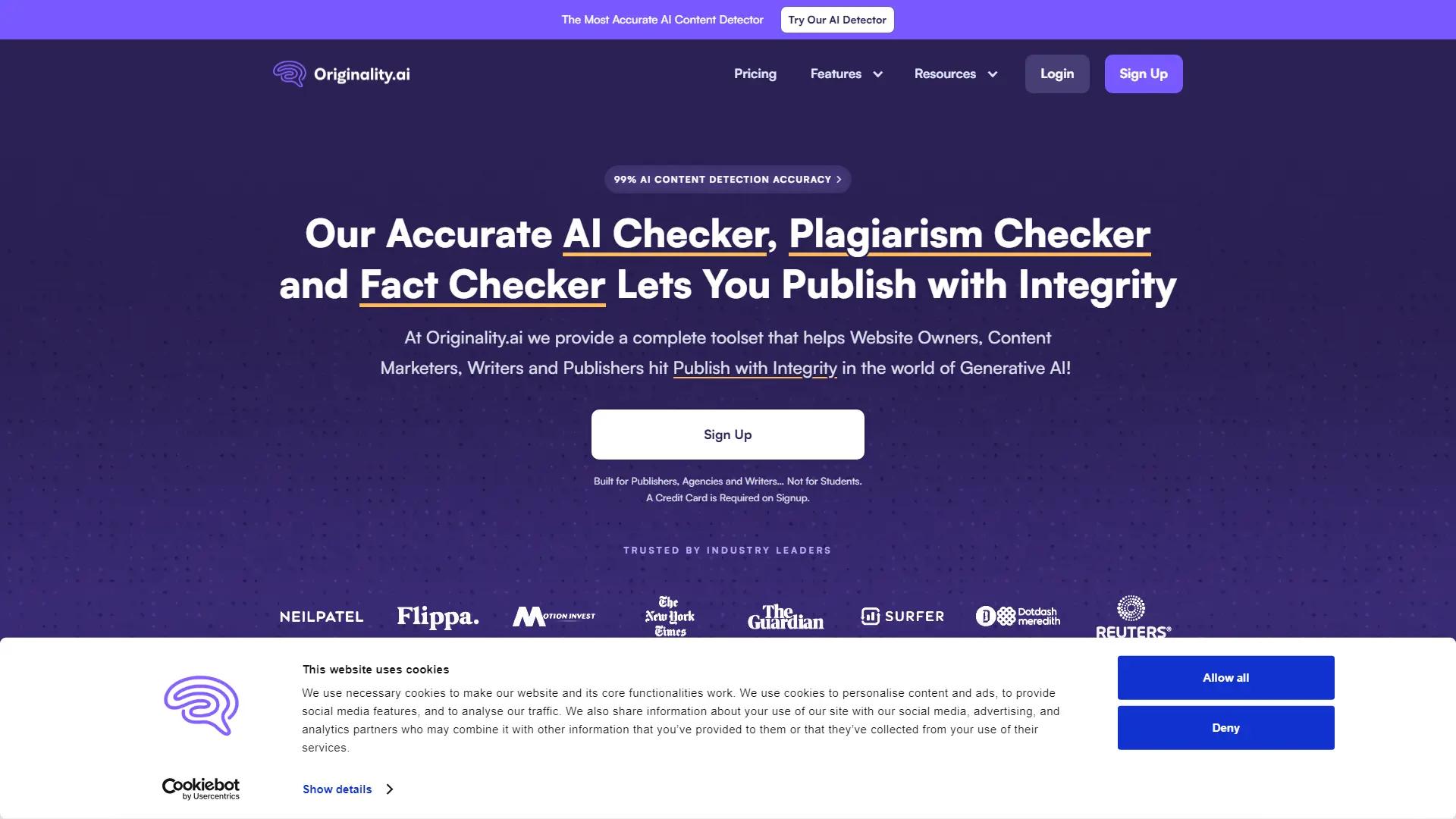 Originality - AI and Plagiarism Checker screenshot