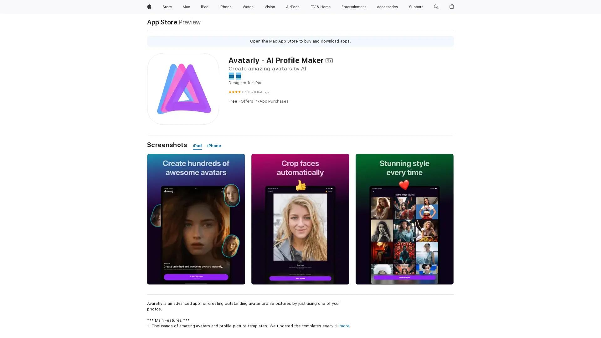 Avatarly - AI Profile Maker screenshot