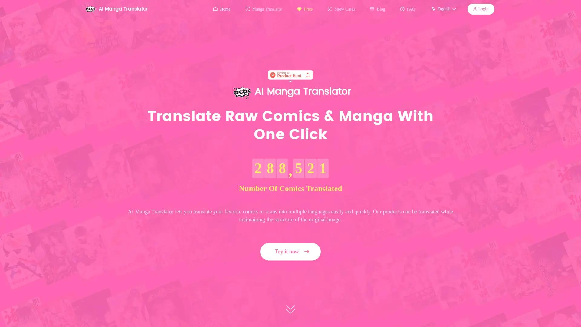 AI Manga Translator screenshot