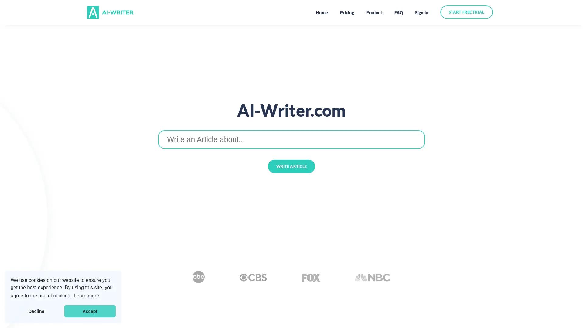 AI Writer - Better content in less time! screenshot