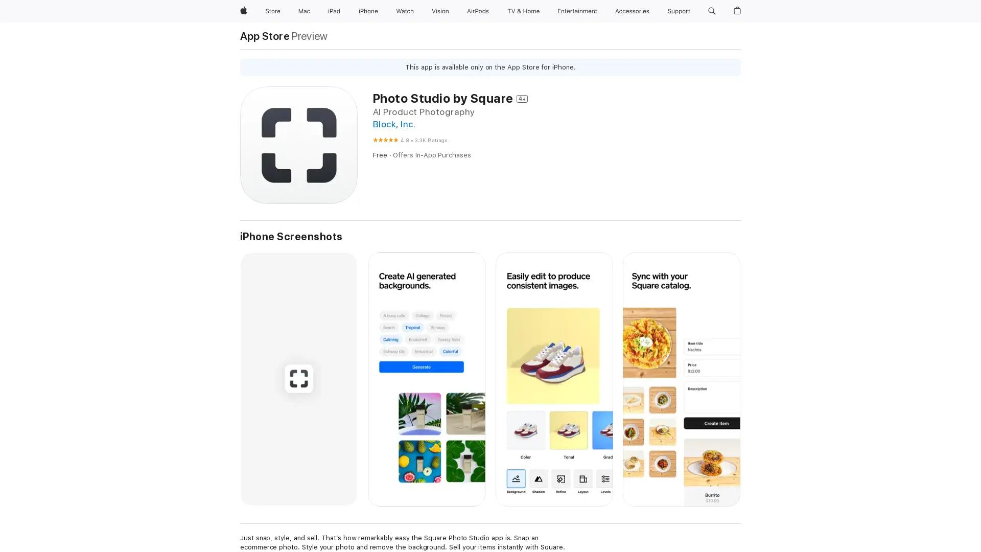 AI Environments by Square Photo Studio screenshot
