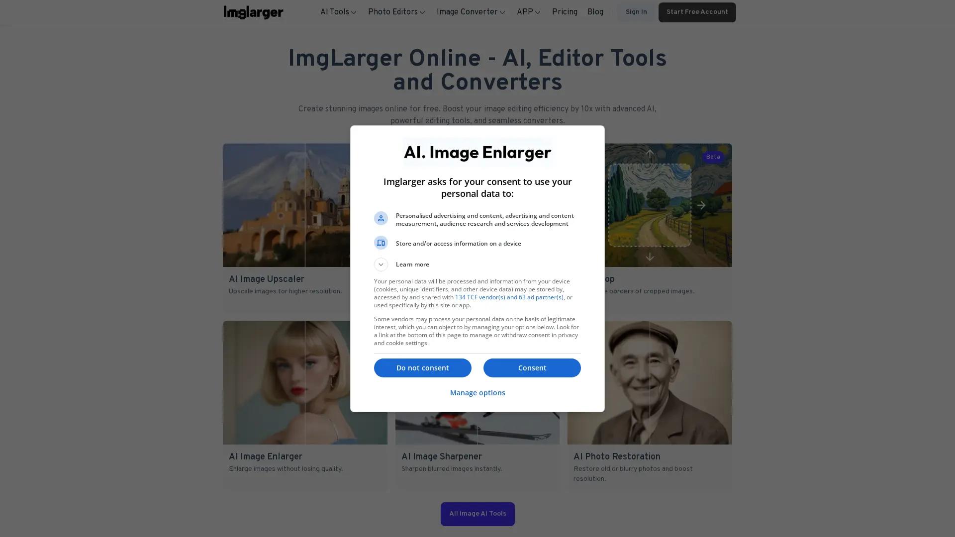 AI Image Enlarger screenshot