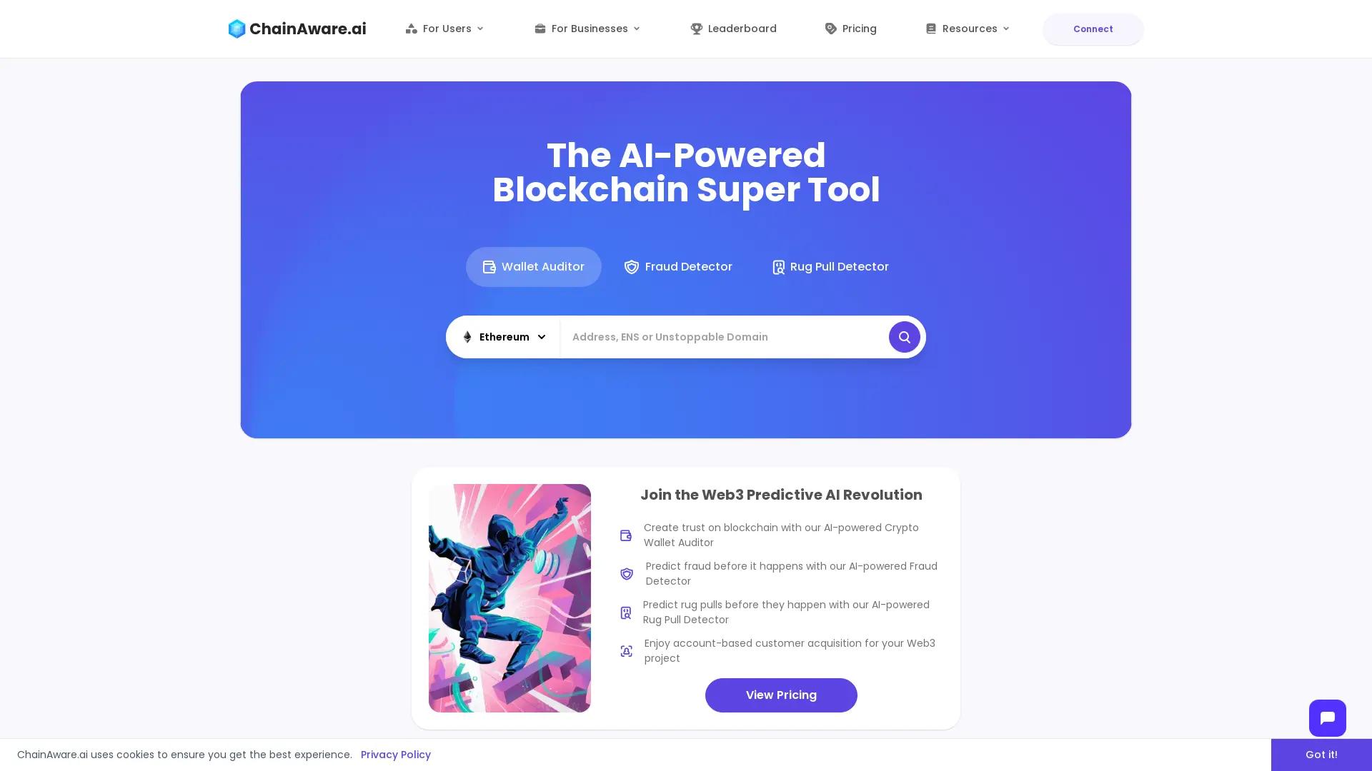 ChainAware AI screenshot