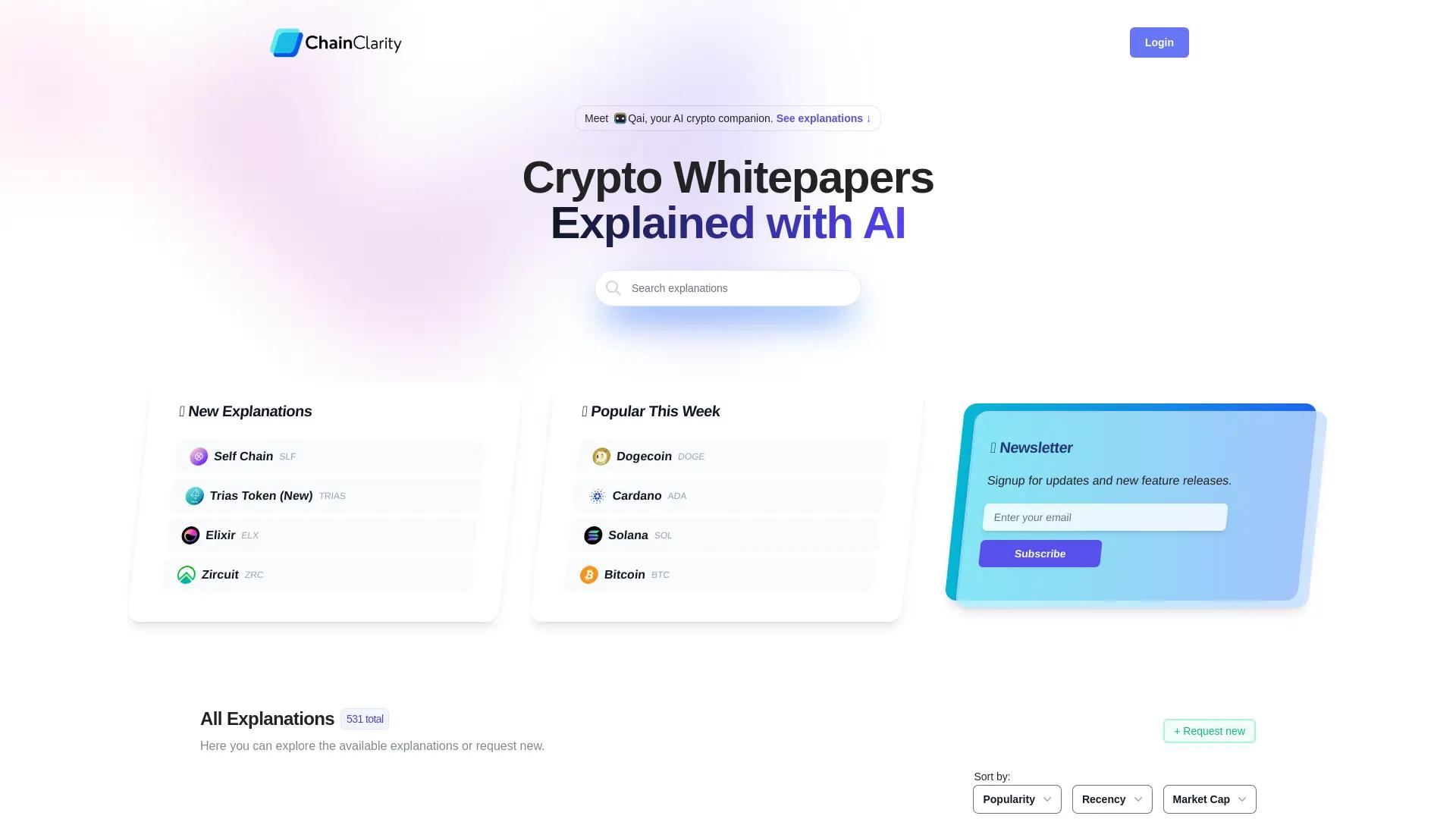 ChainClarity screenshot