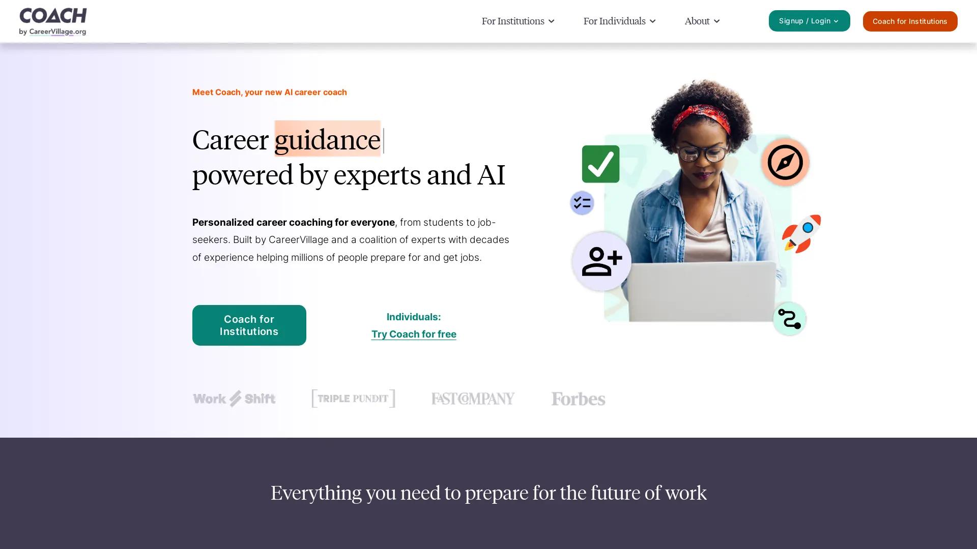 COACH by CareerVillage screenshot