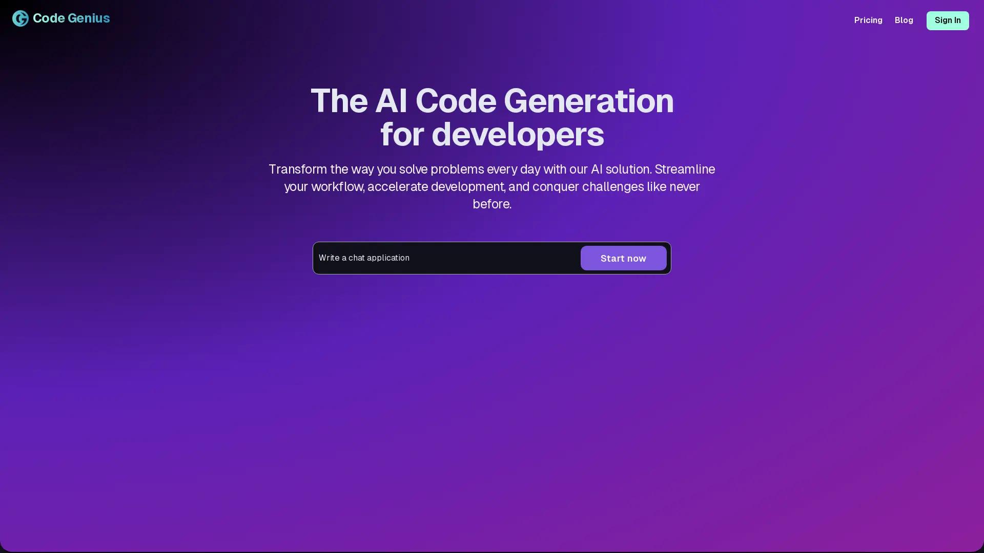 Code Genius screenshot