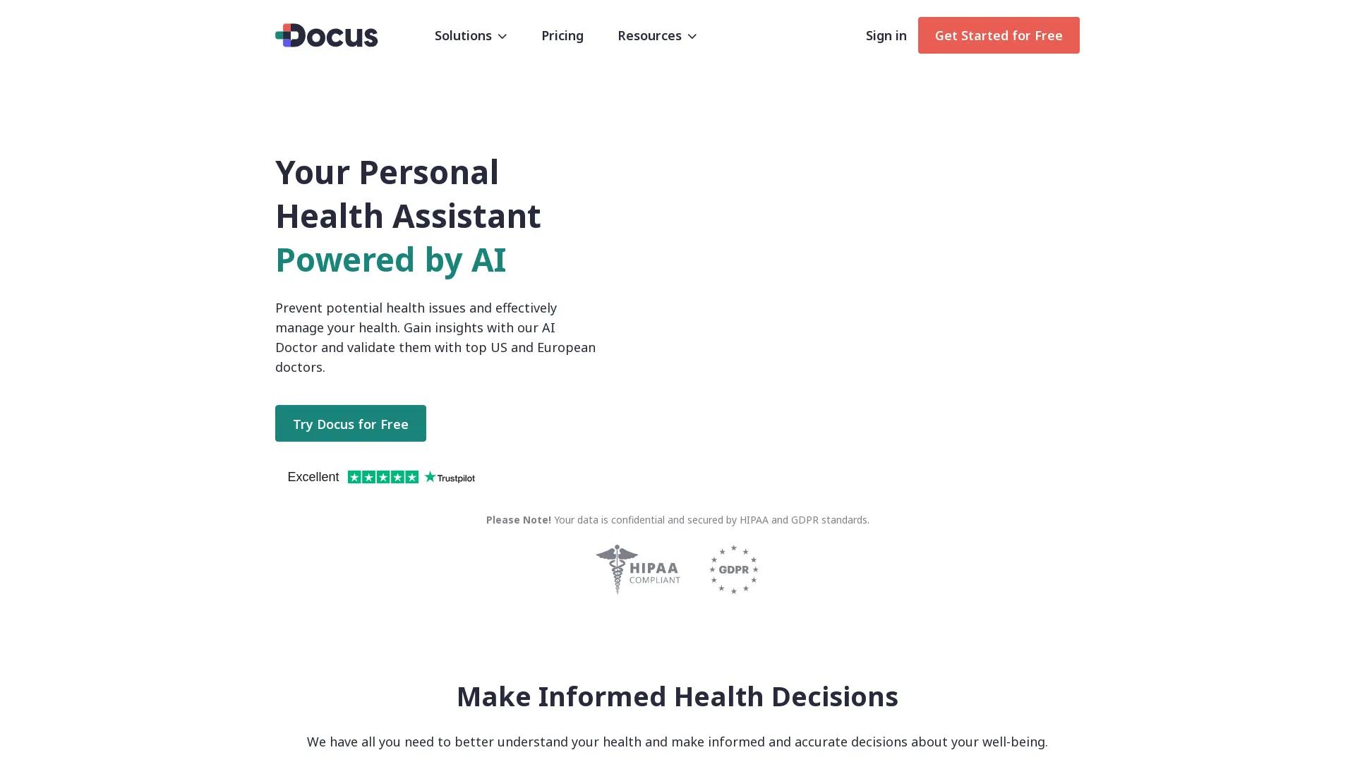 Docus AI screenshot