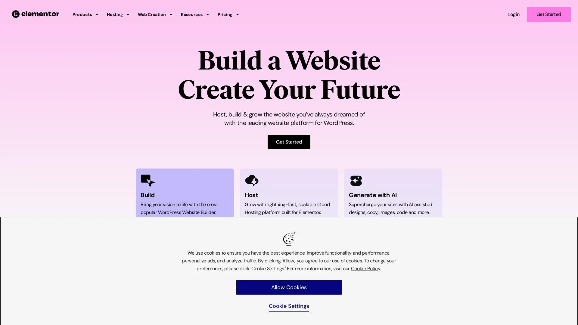 Elementor screenshot