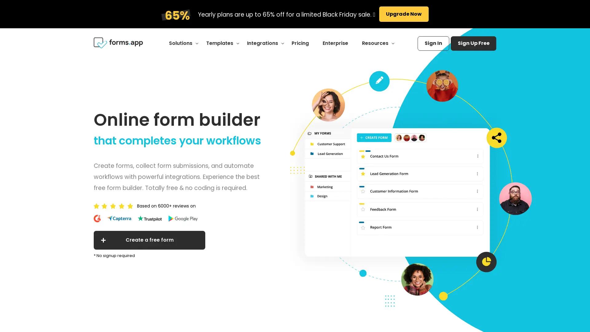 forms screenshot