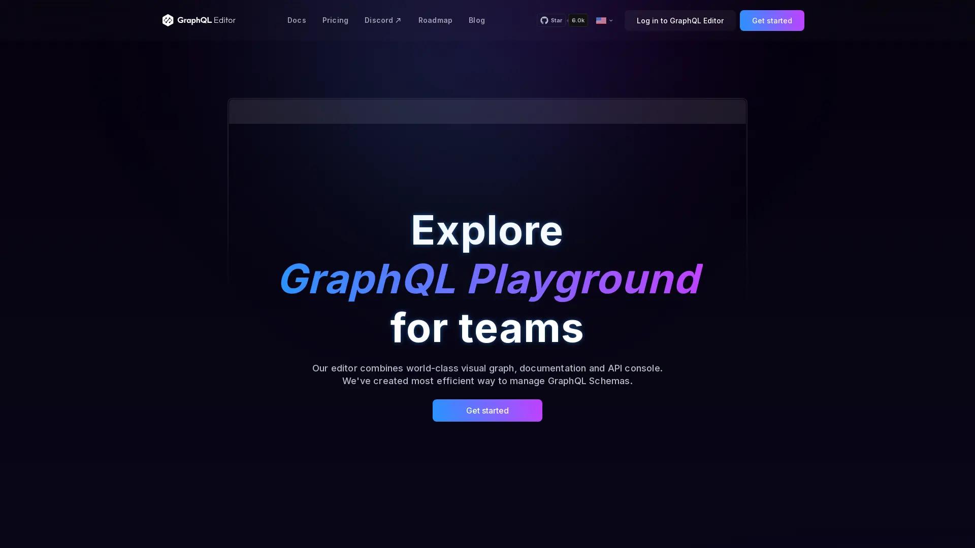 GraphQL Editor screenshot