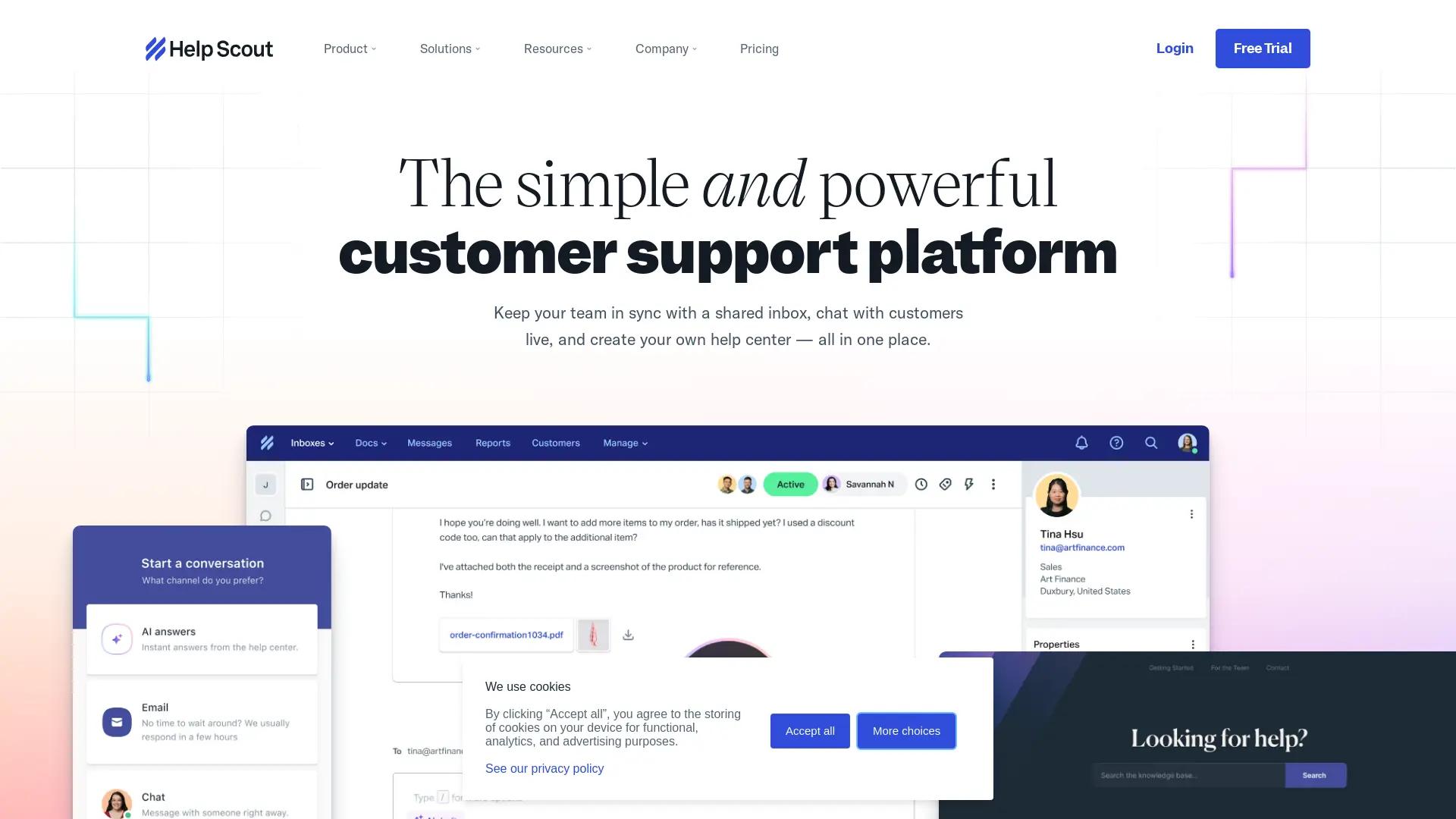 Help Scout screenshot