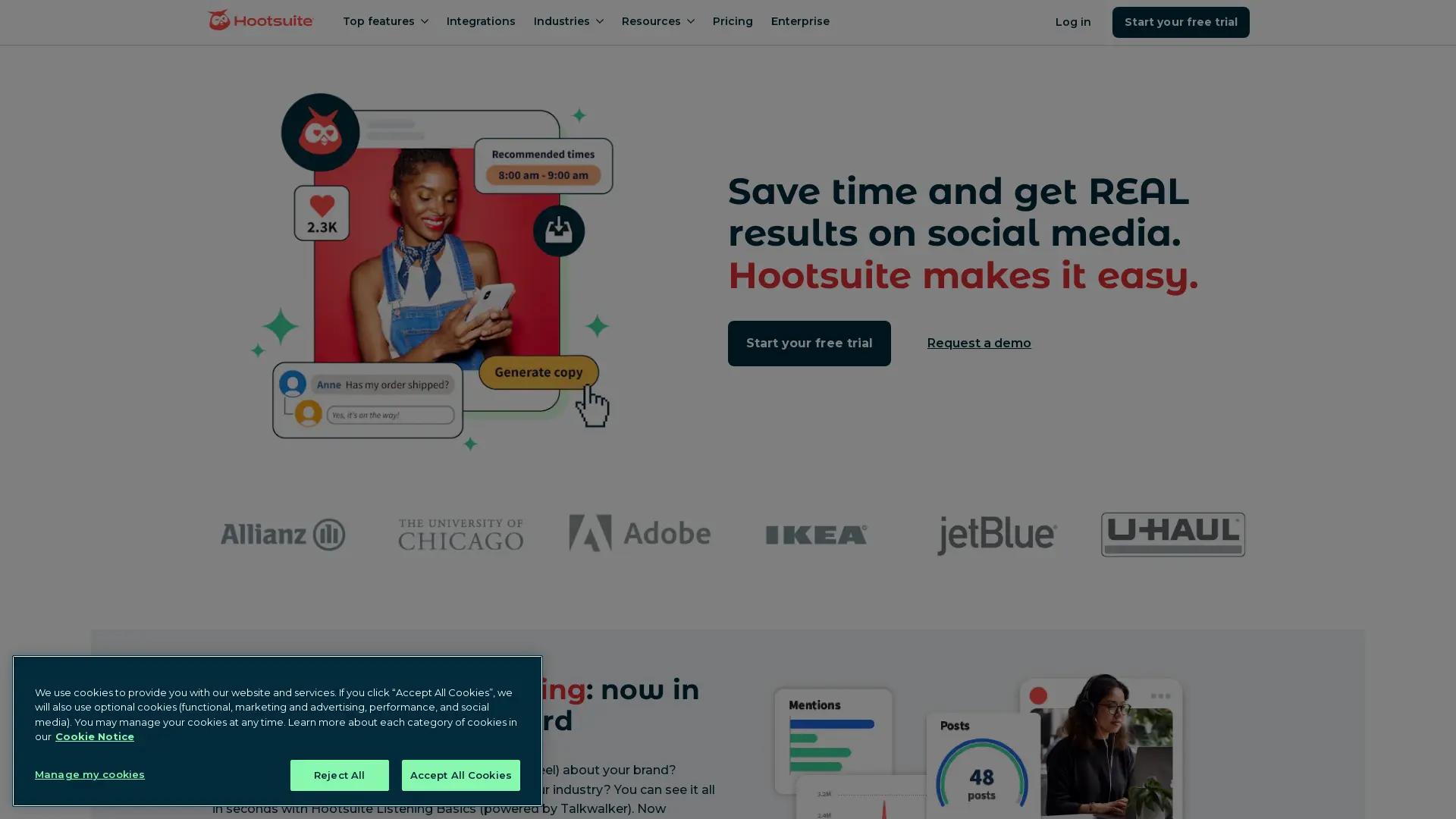 Hootsuite screenshot