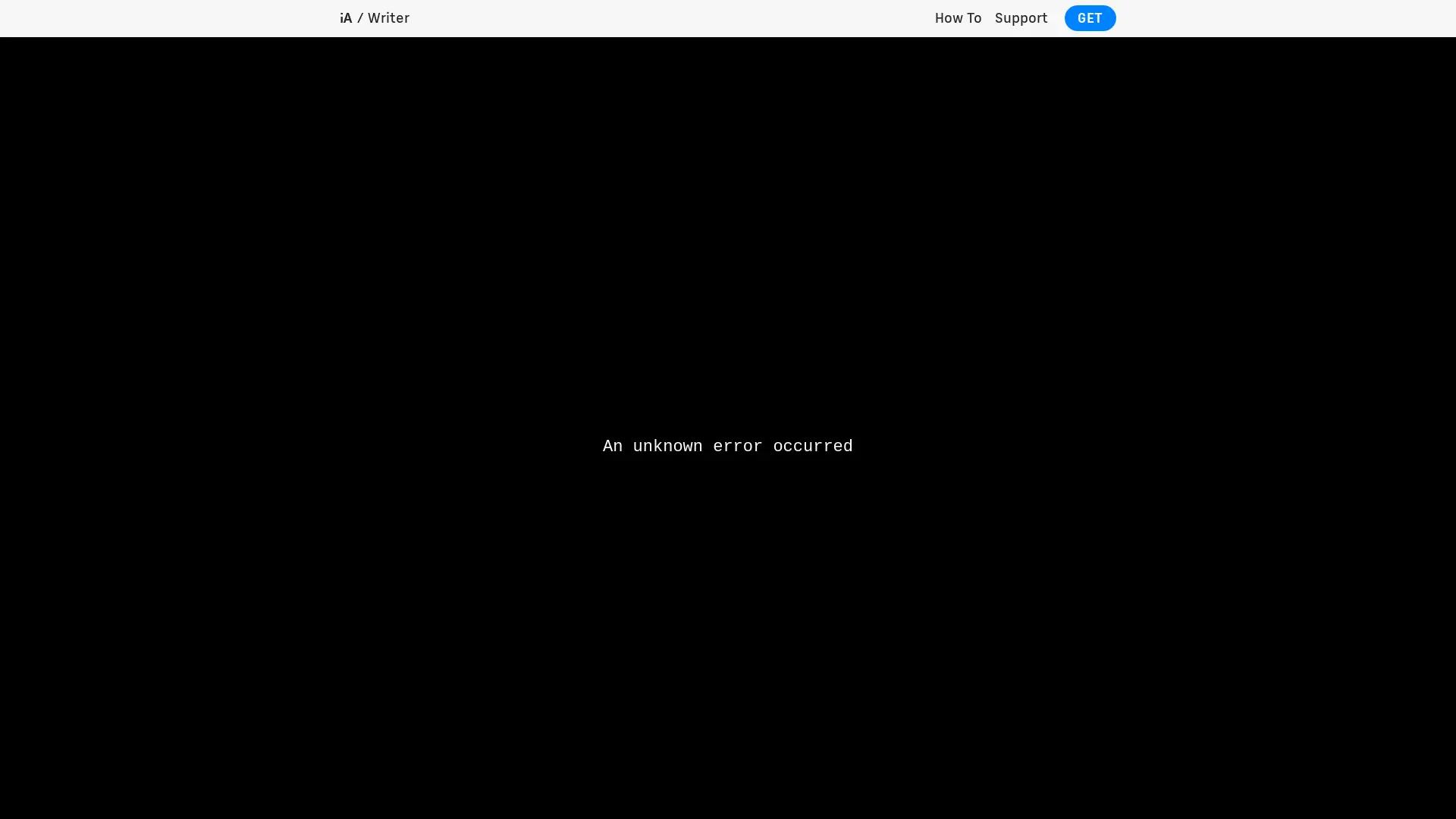 iA Writer screenshot