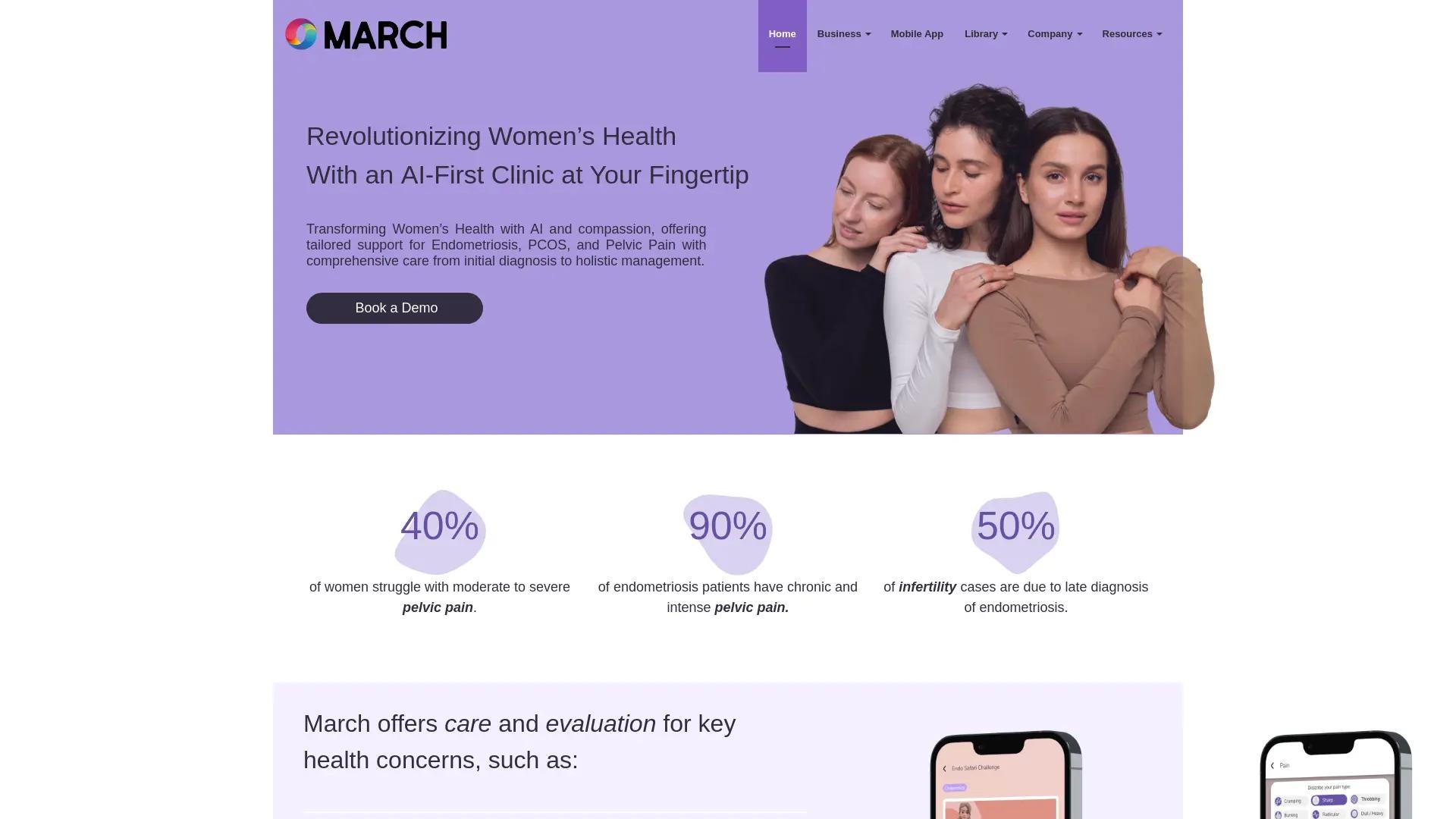 March Health screenshot