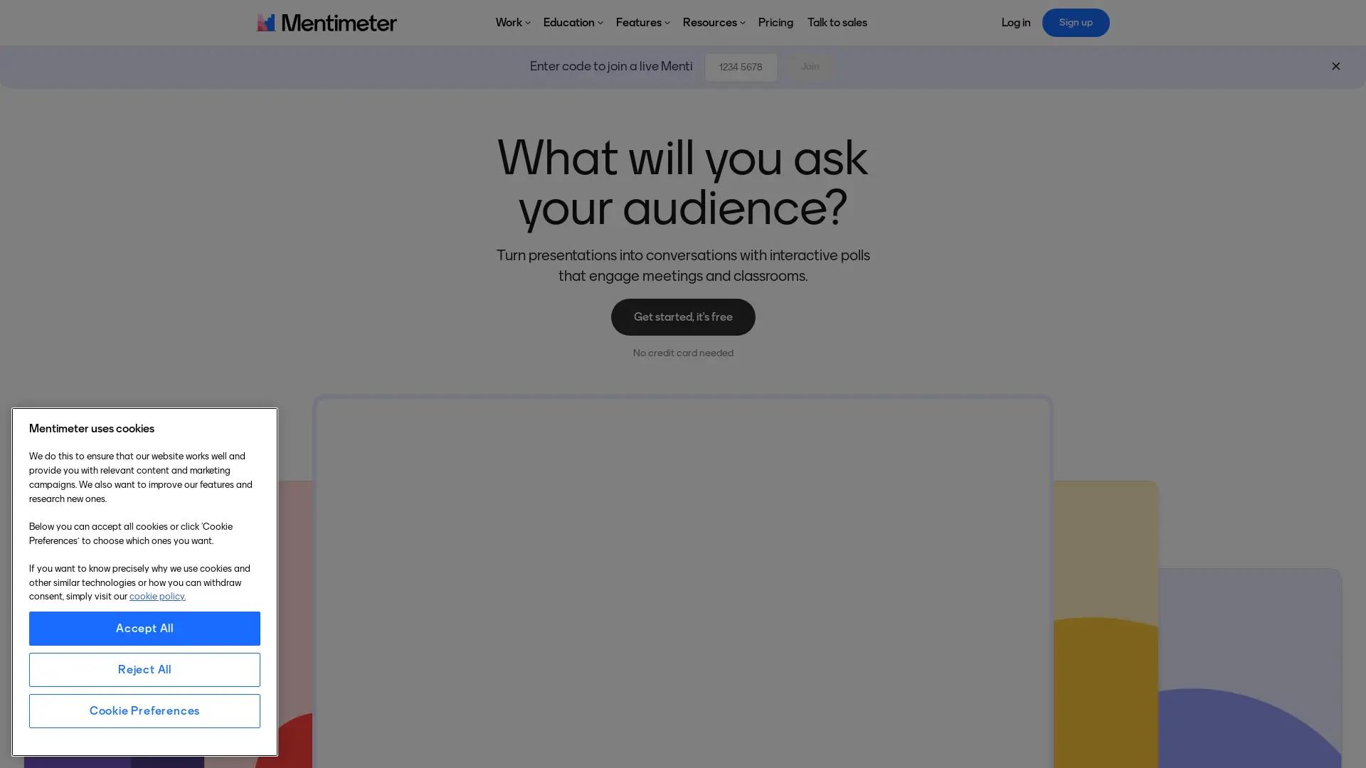 Mentimeter screenshot