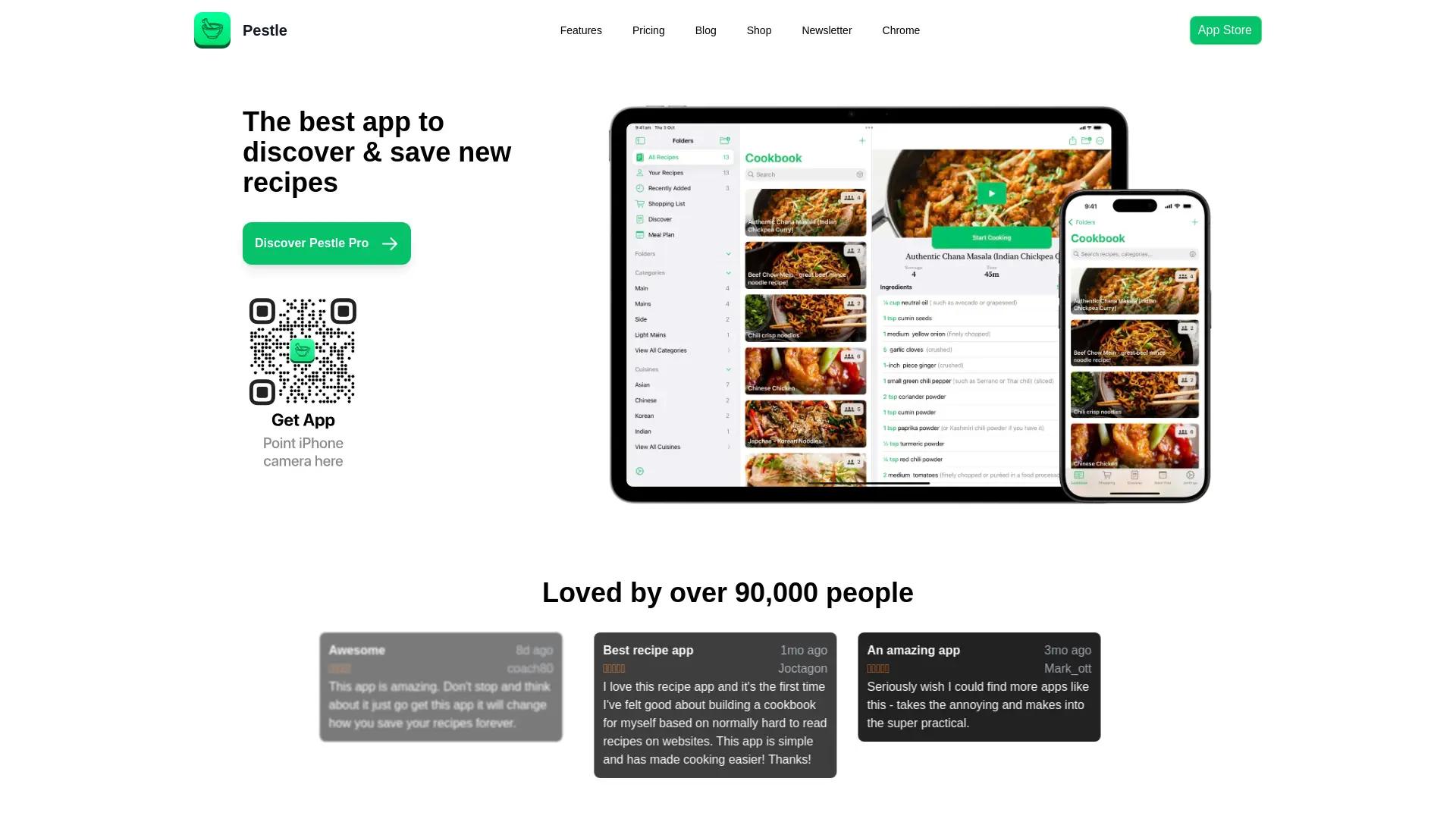 Pestle Kitchen Companion screenshot