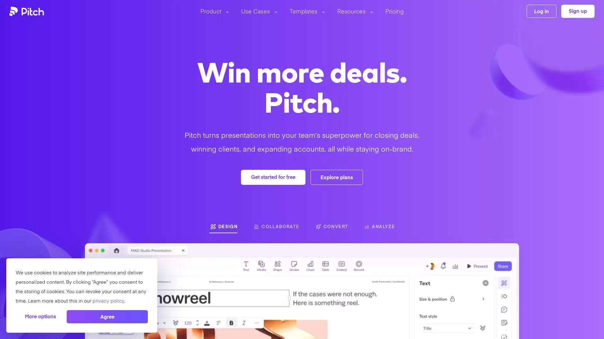 Pitch screenshot