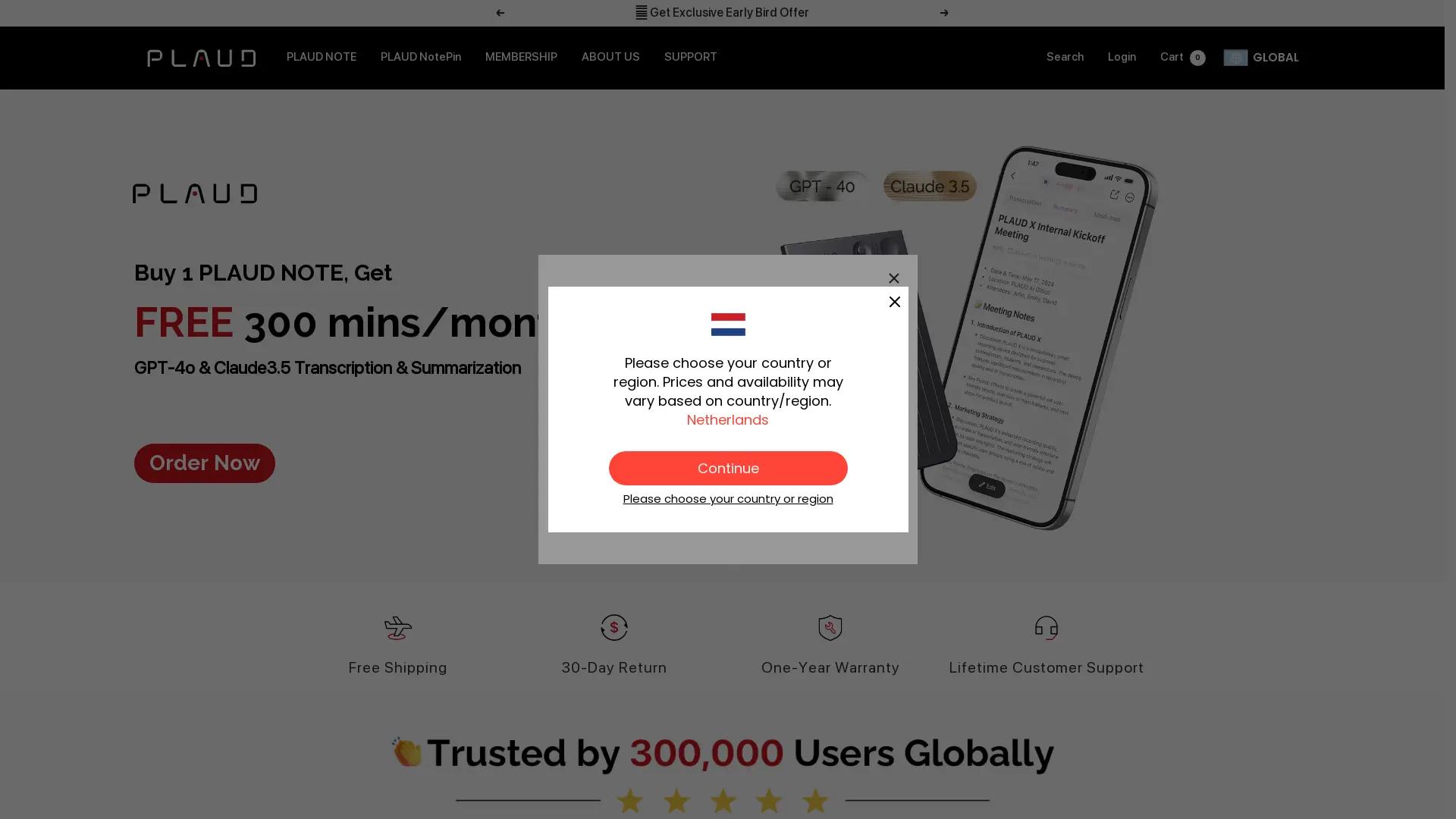 Plaud Note screenshot