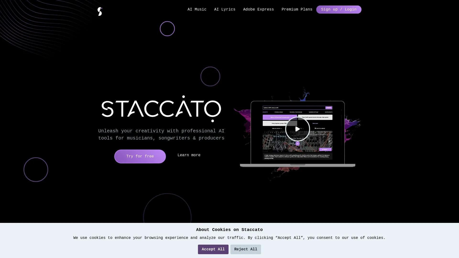 Staccato screenshot