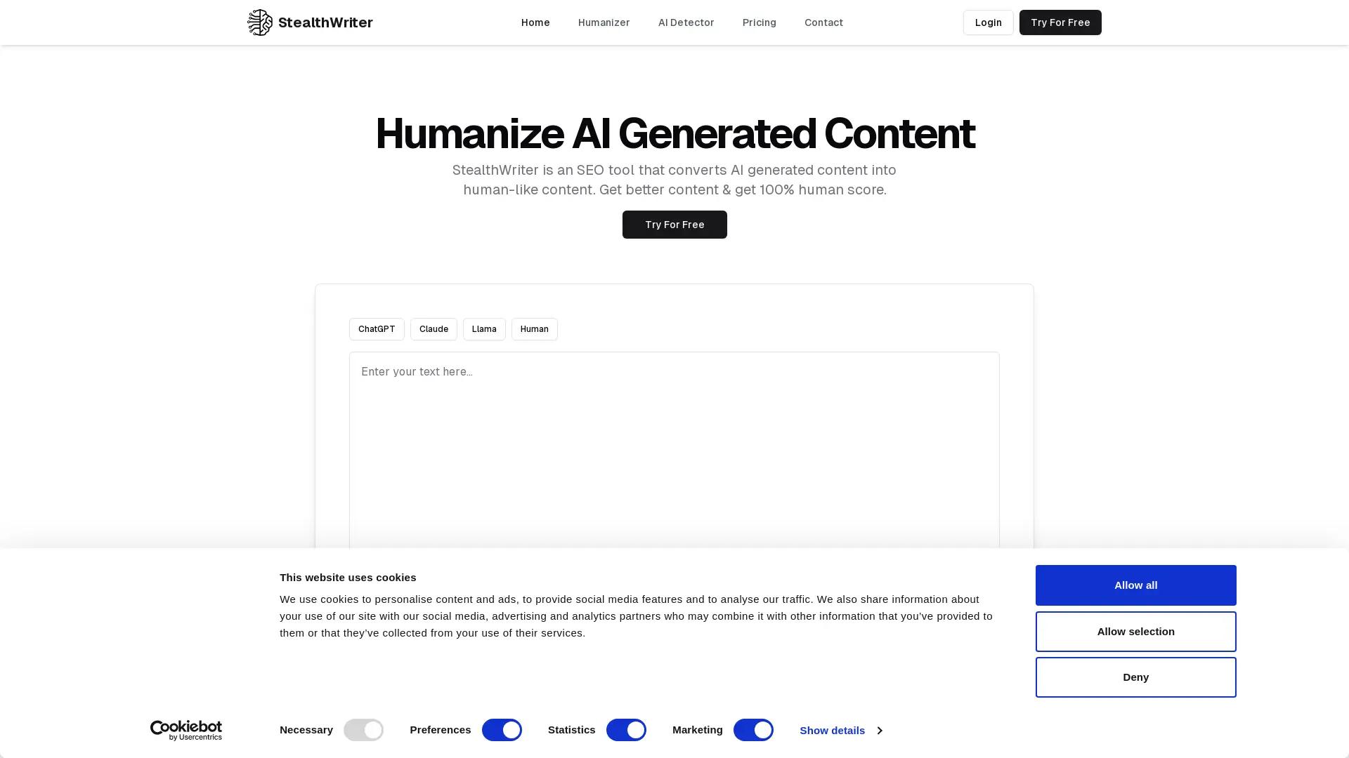 StealthWriter screenshot
