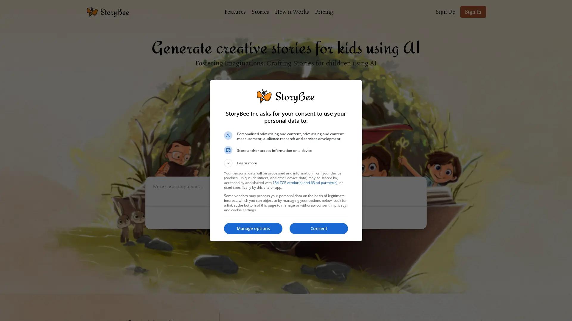 StoryBee screenshot