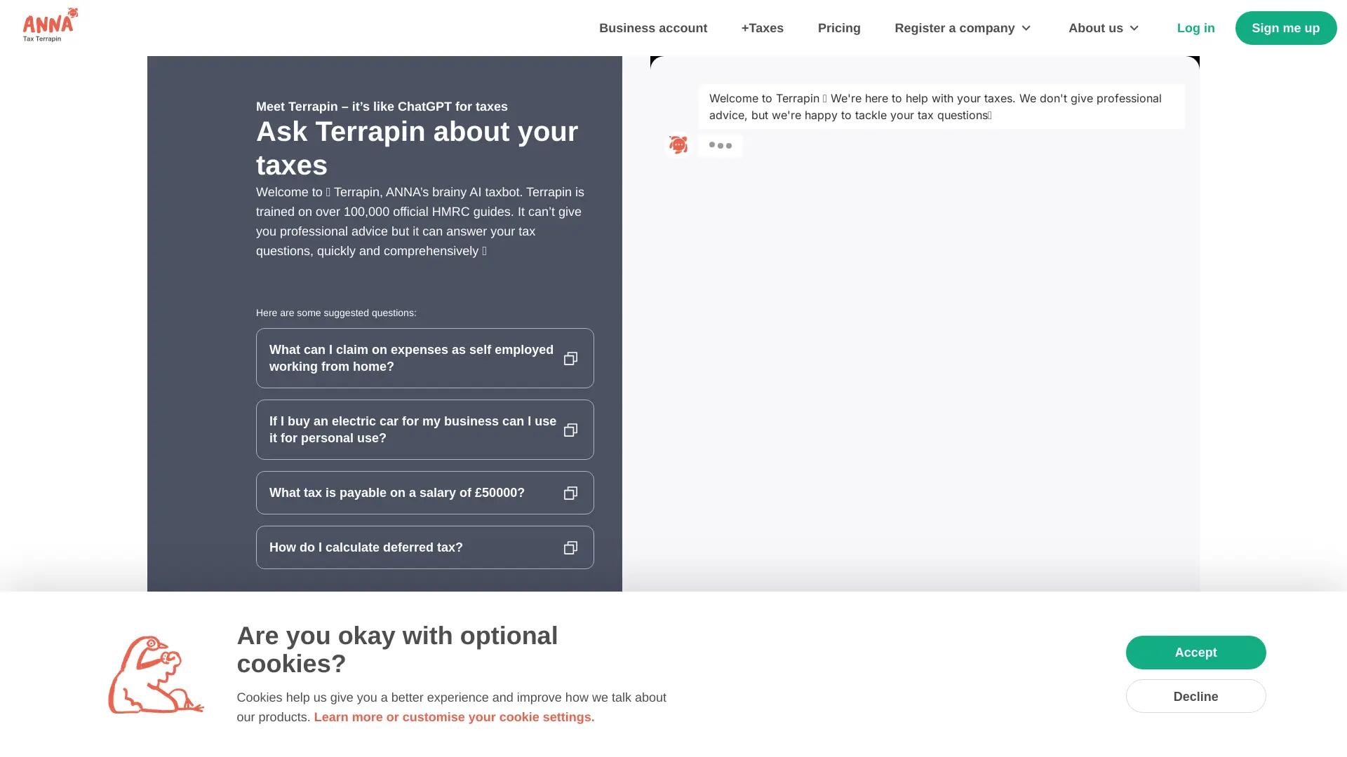 Tax Terrapin screenshot