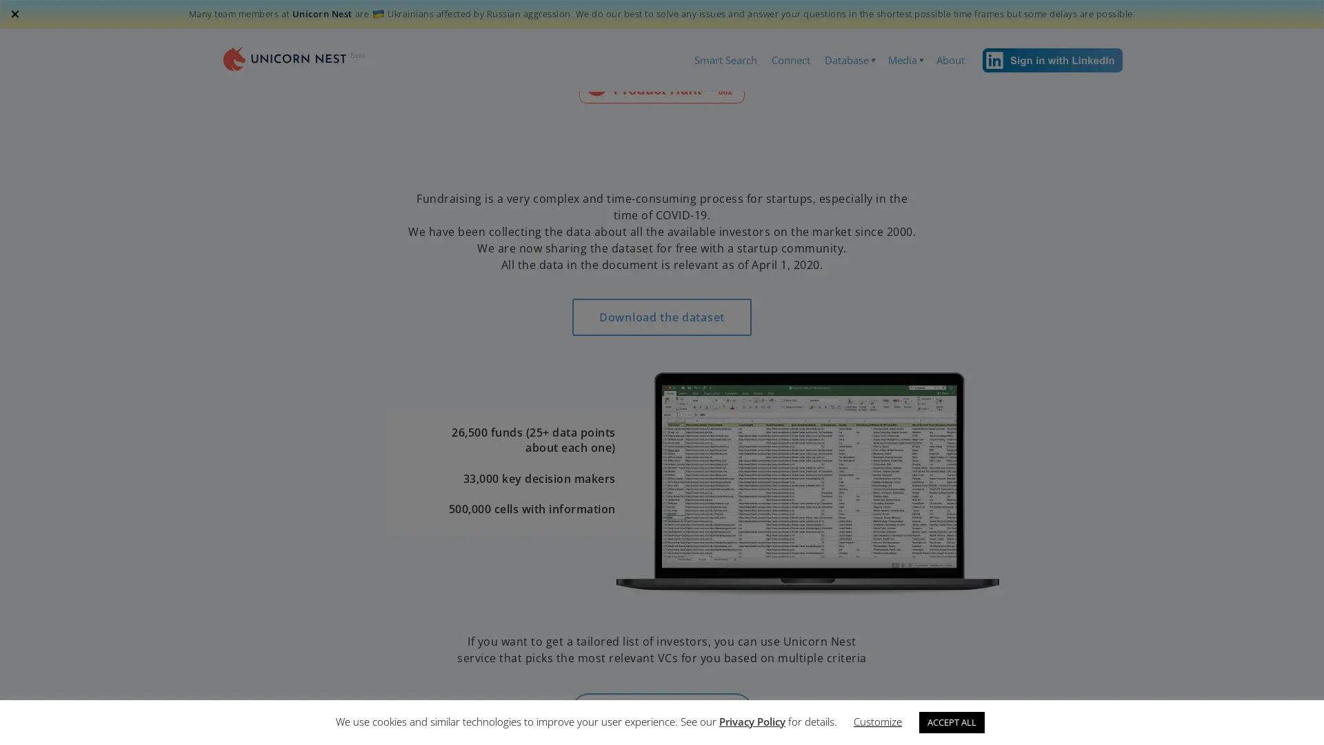 Unicorn Nest Dataset screenshot