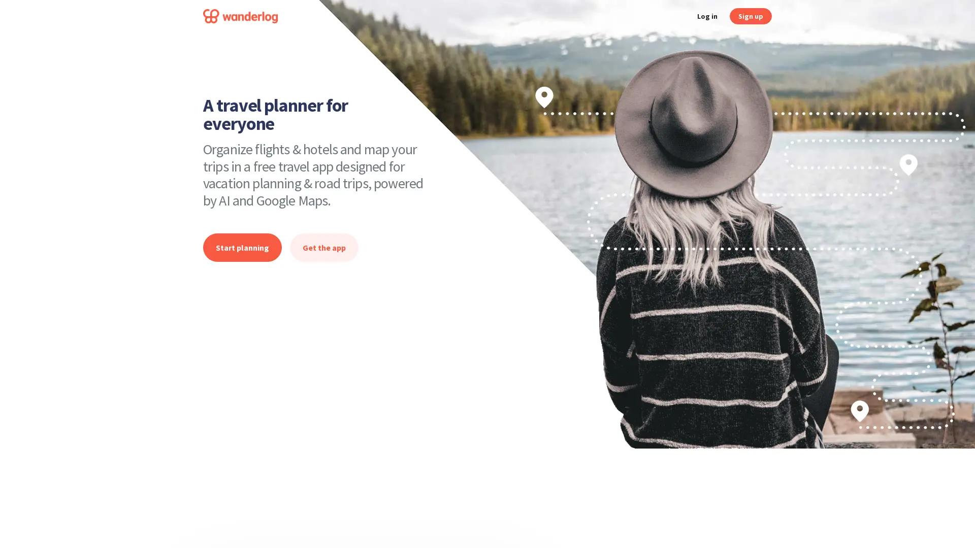 Wanderlog screenshot