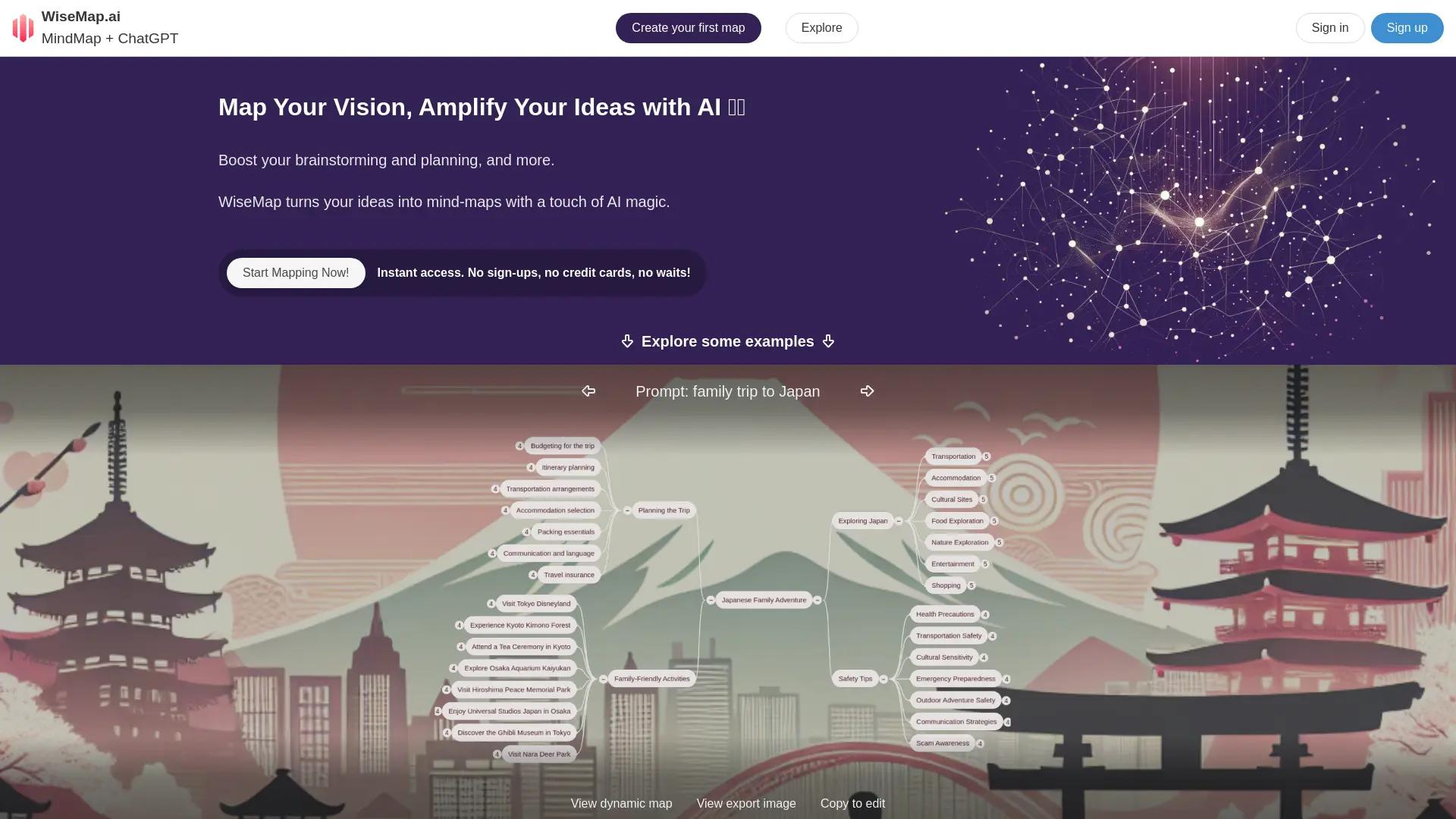 WiseMap AI screenshot