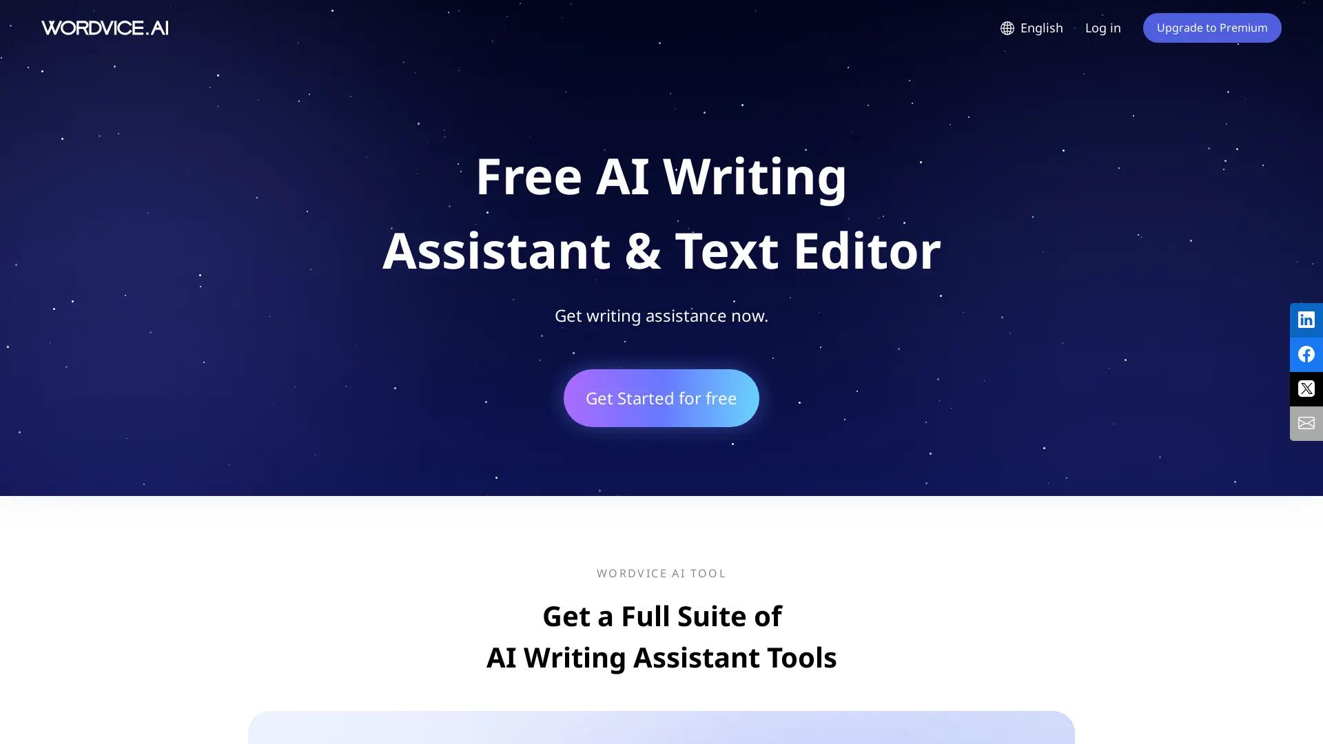 Wordvice AI Writing Assistant screenshot