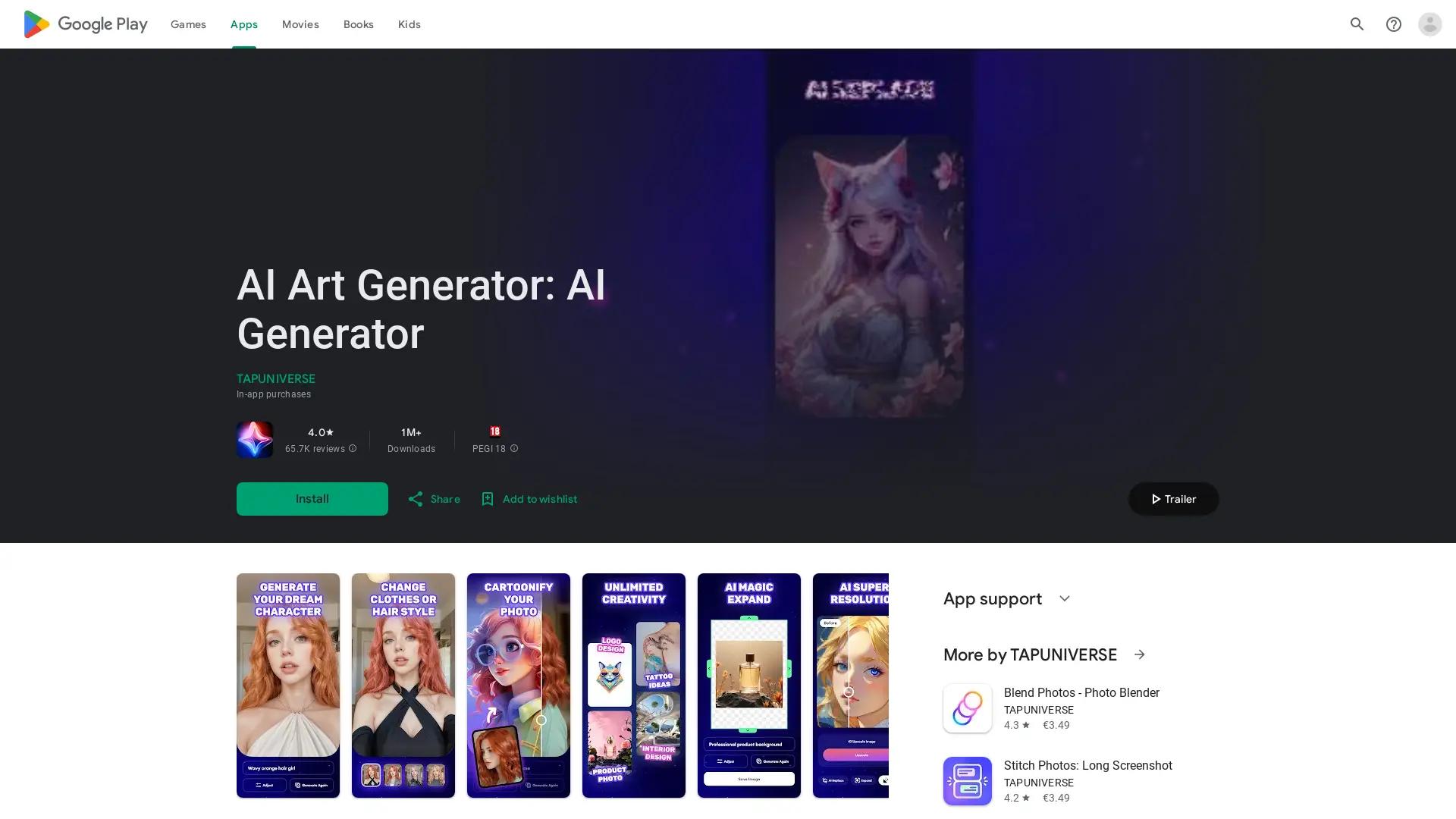 AI Art Generator: AI Picture screenshot