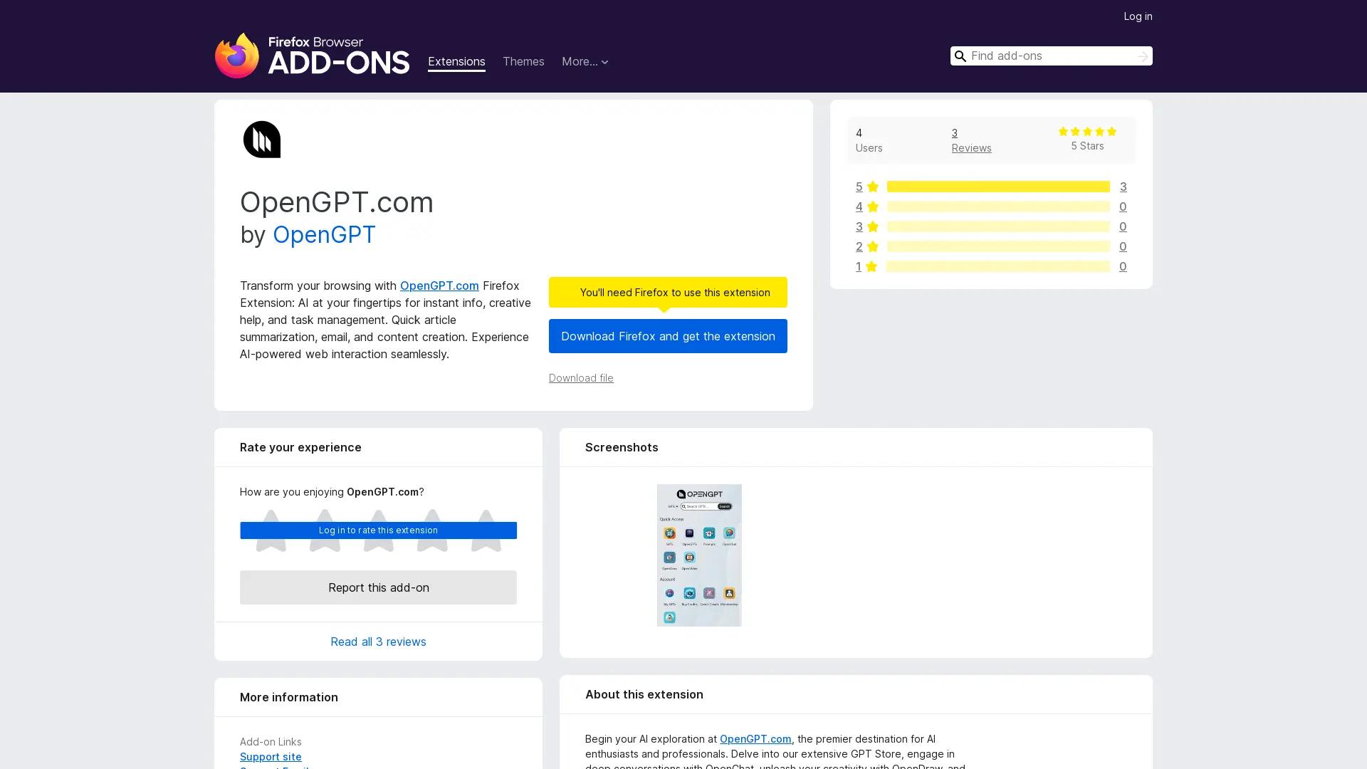 OpenGPT Platform screenshot