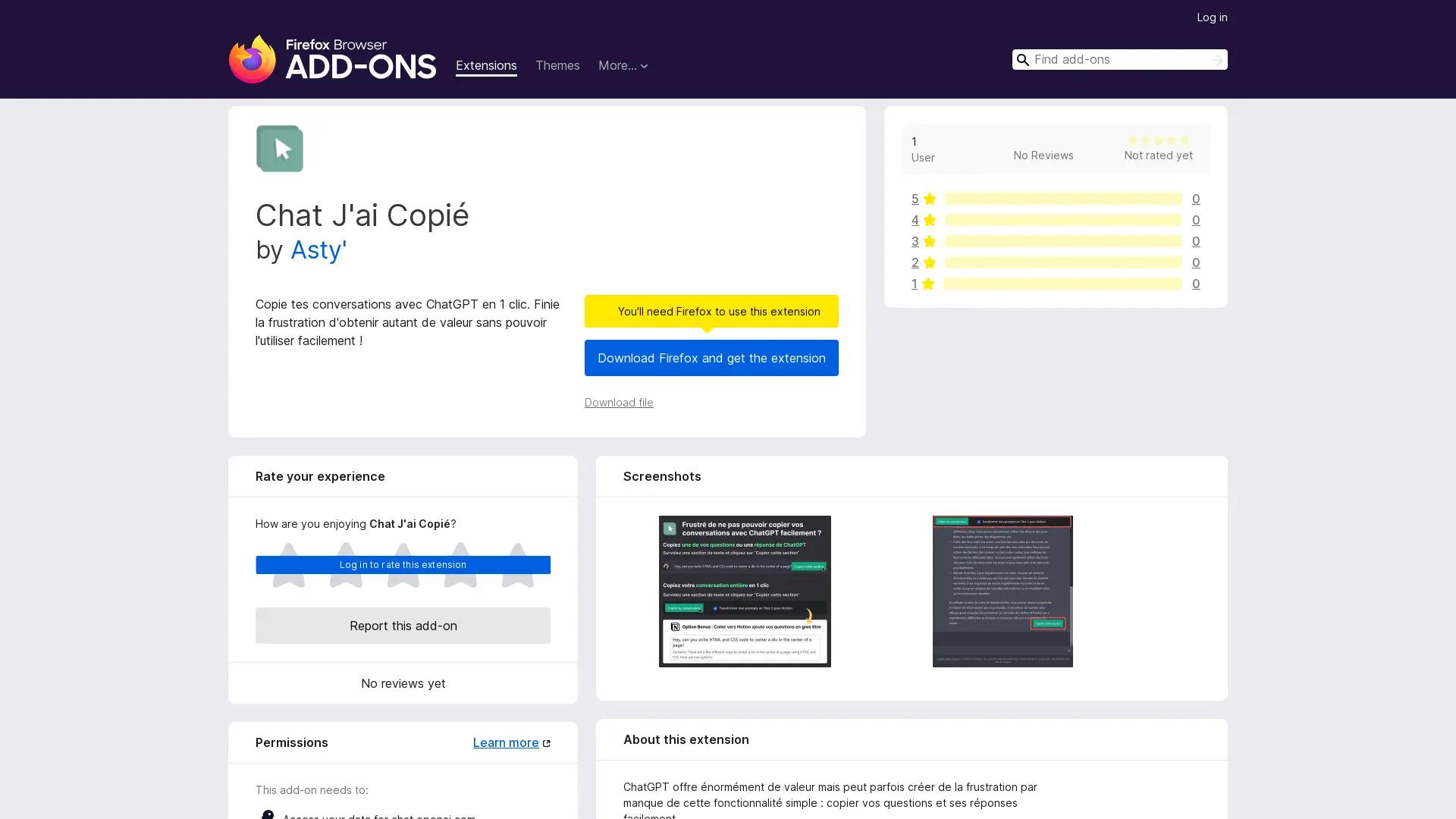 Chat Copy Detector screenshot