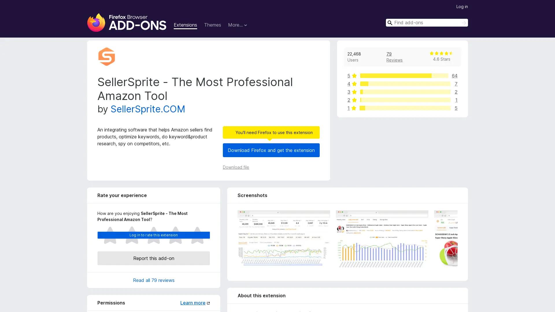 SellerSprite screenshot