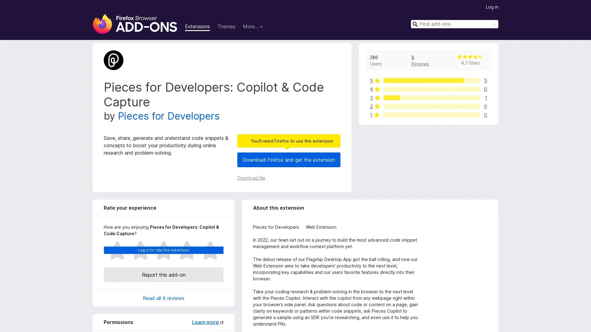 Pieces for Developers screenshot