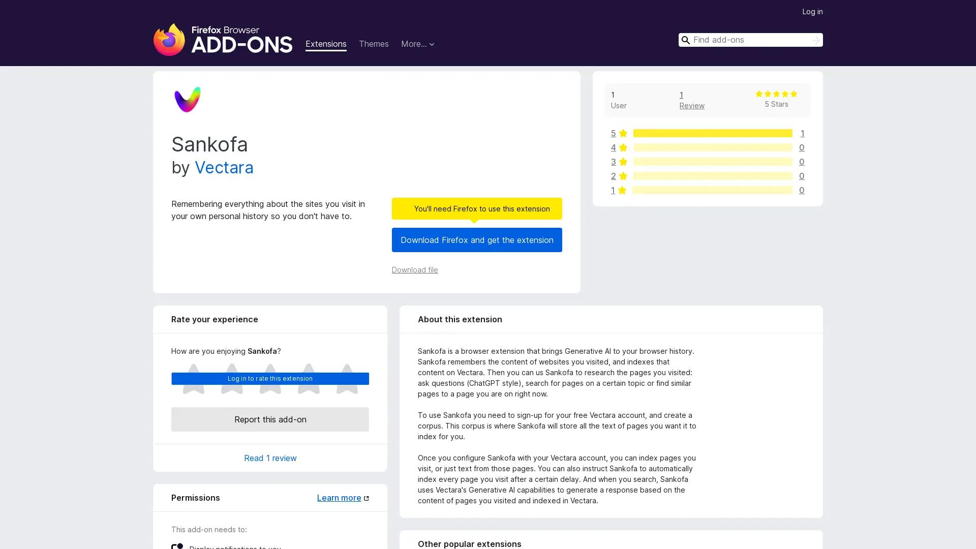 Sankofa History Tool screenshot