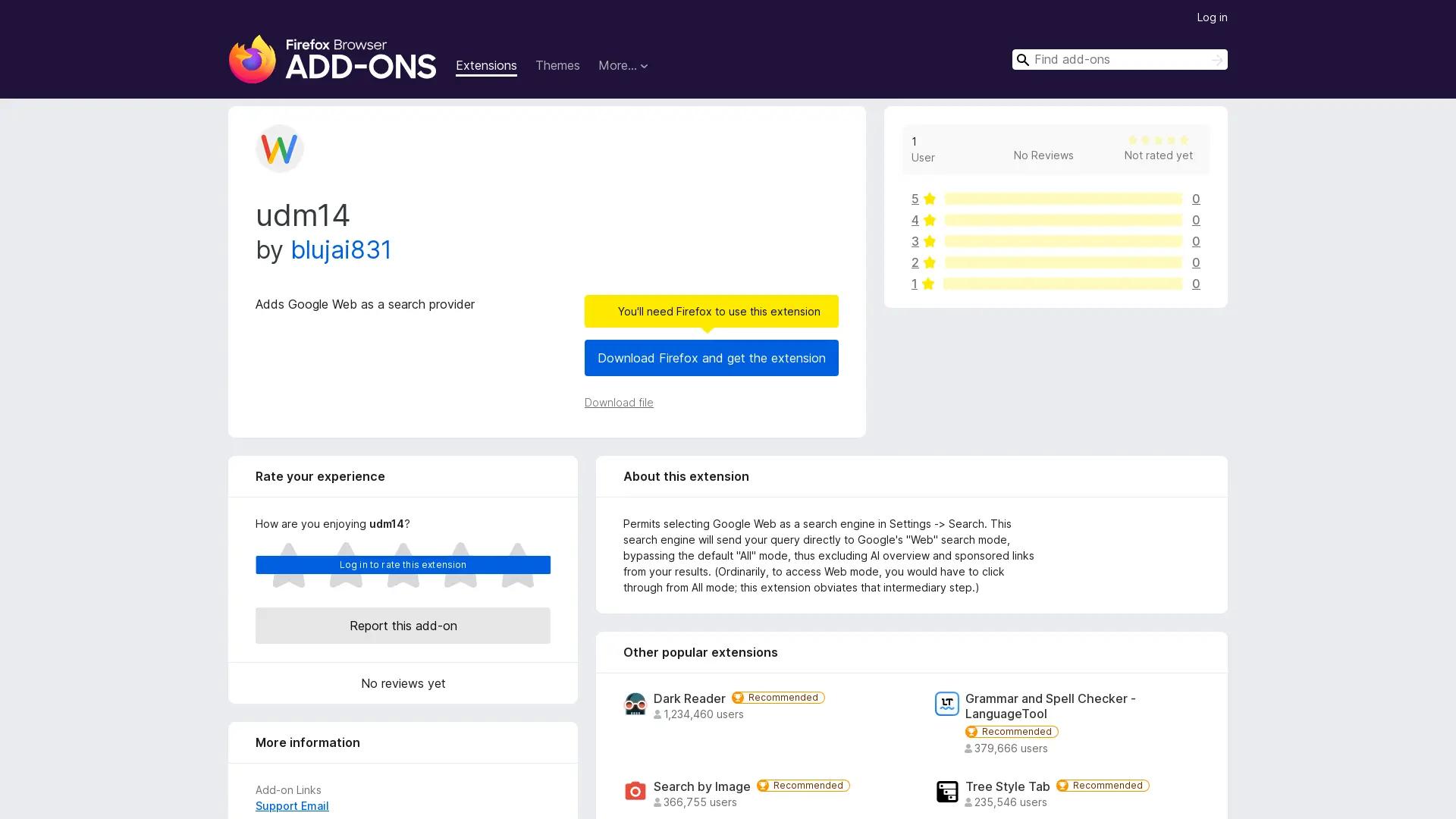 UDM14 Tracker screenshot