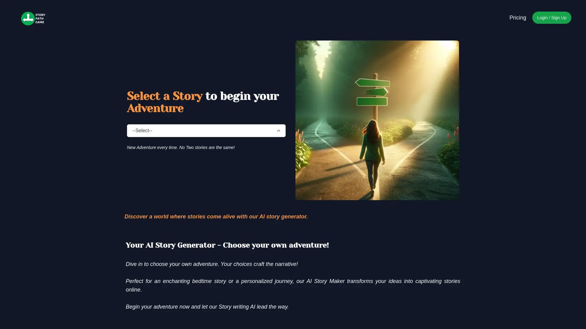 StoryPathGame screenshot