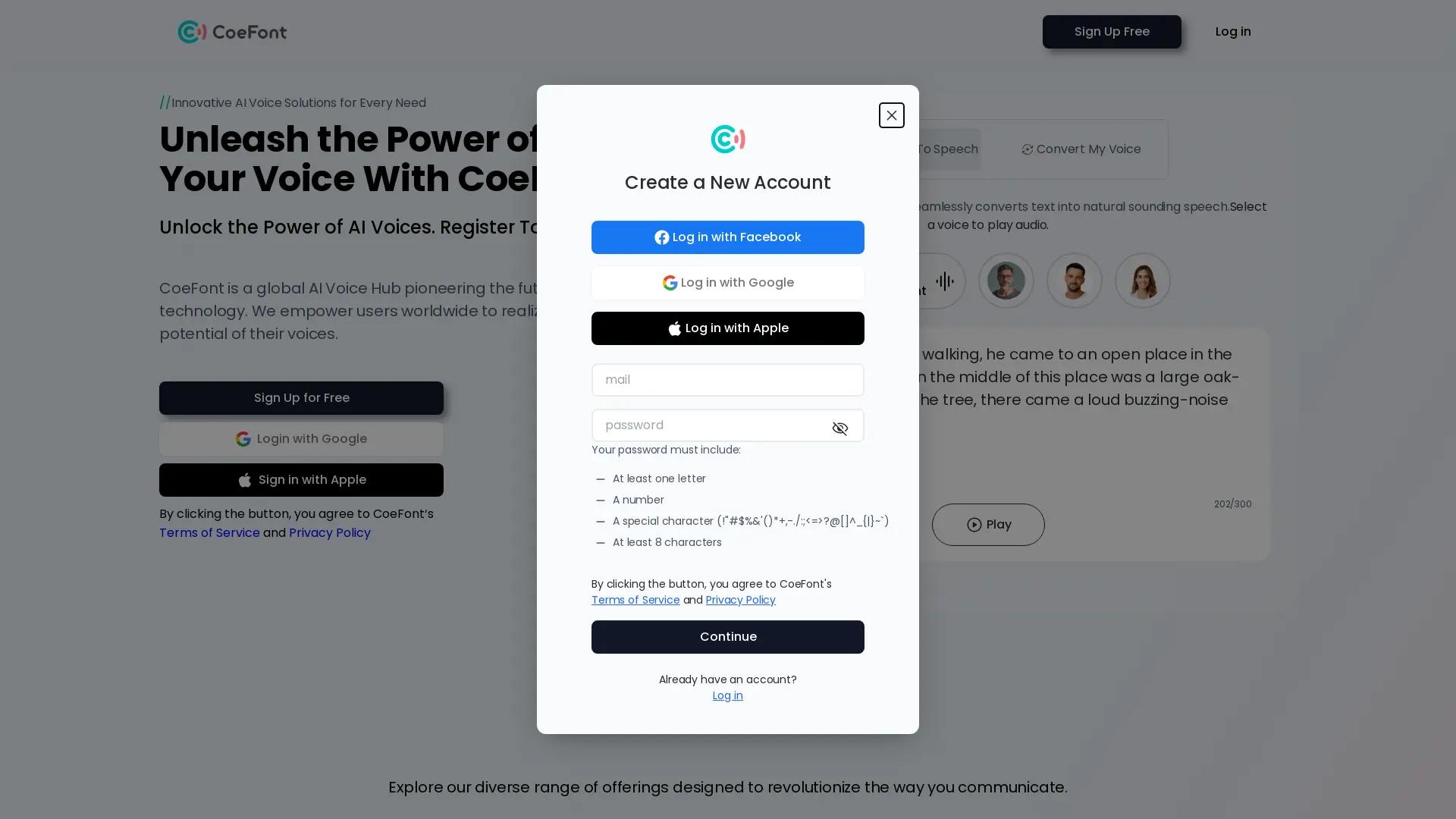 Coefont.Cloud screenshot