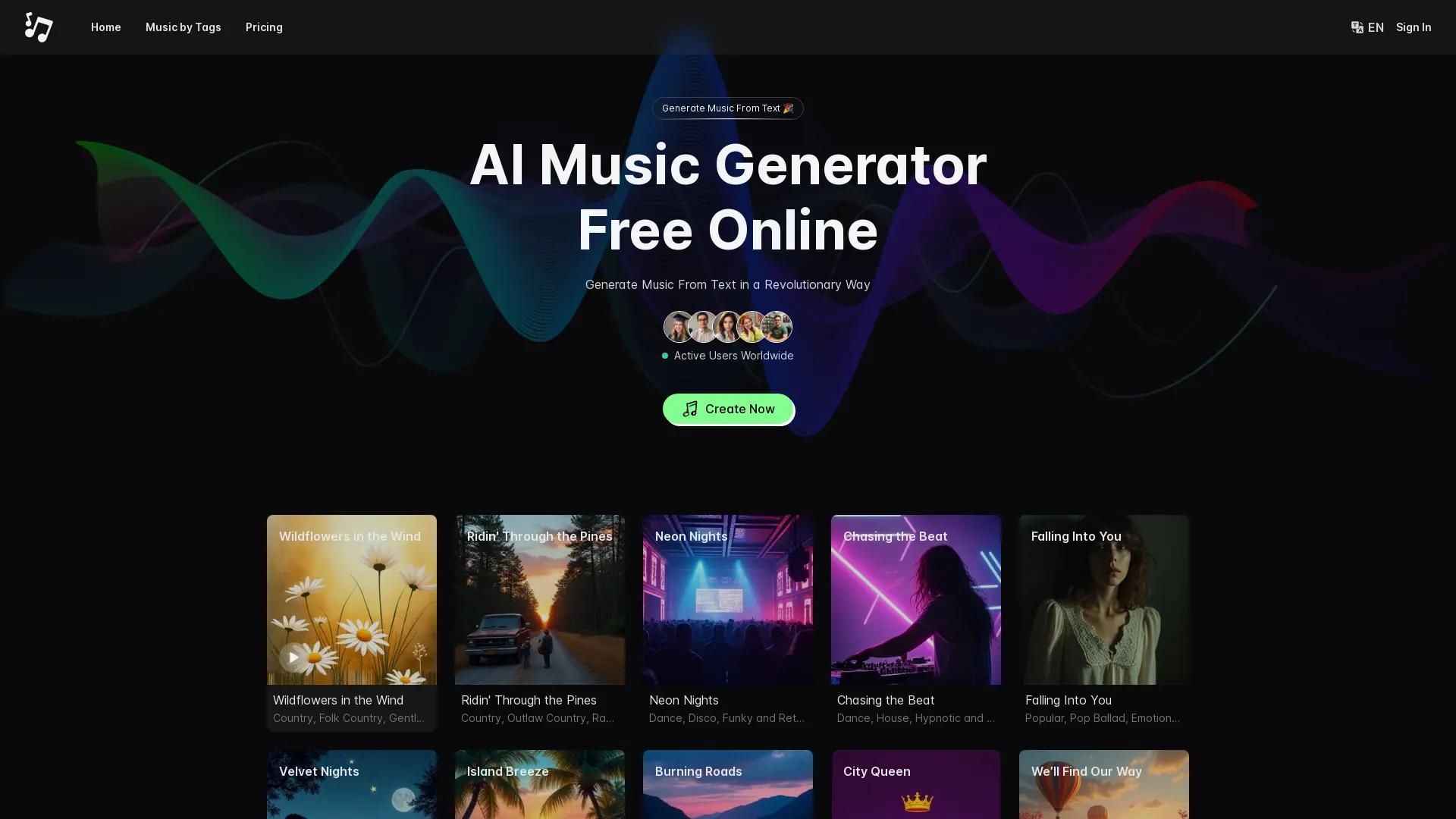 AIMUSIC screenshot