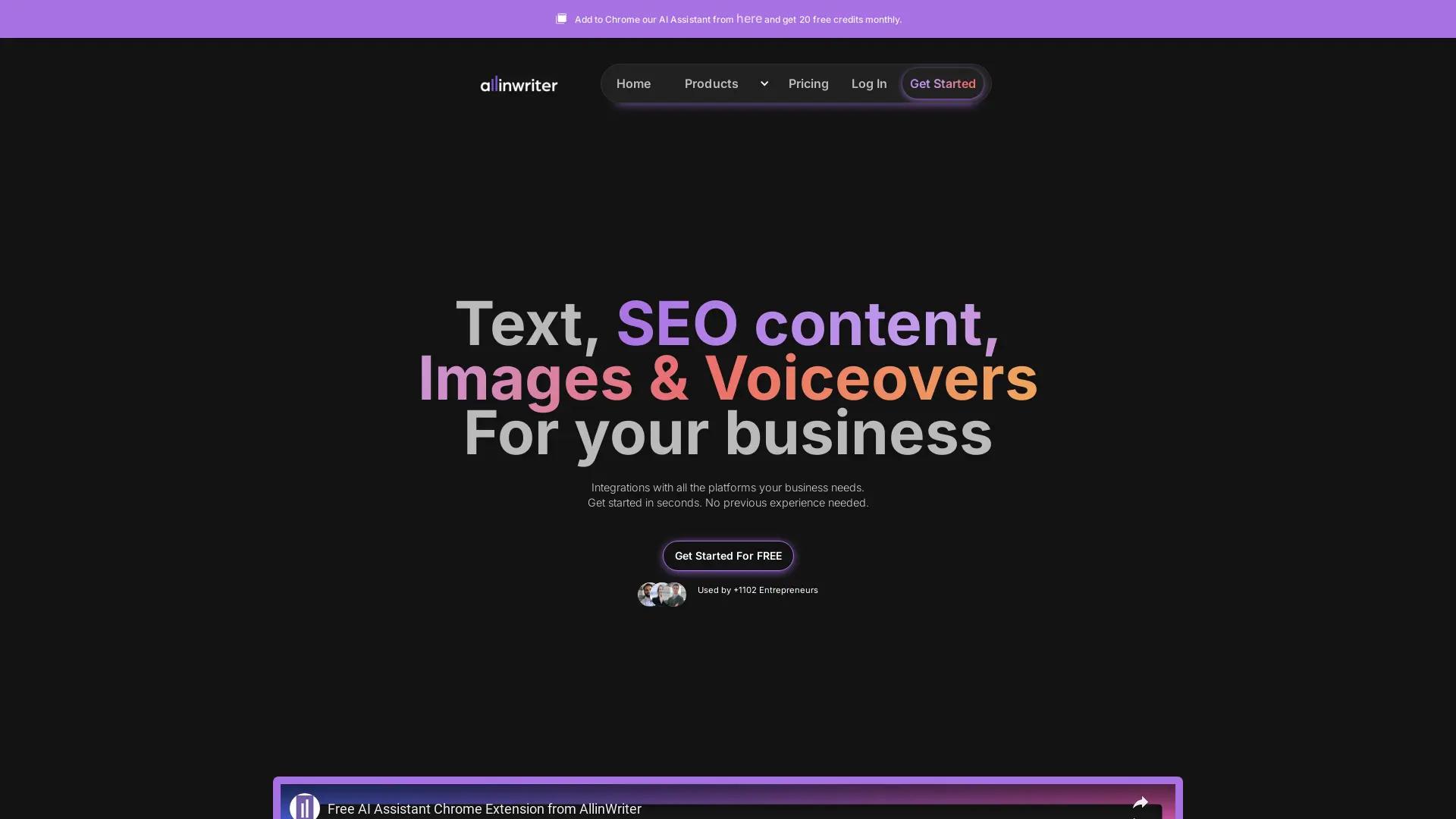 AllinWriter screenshot