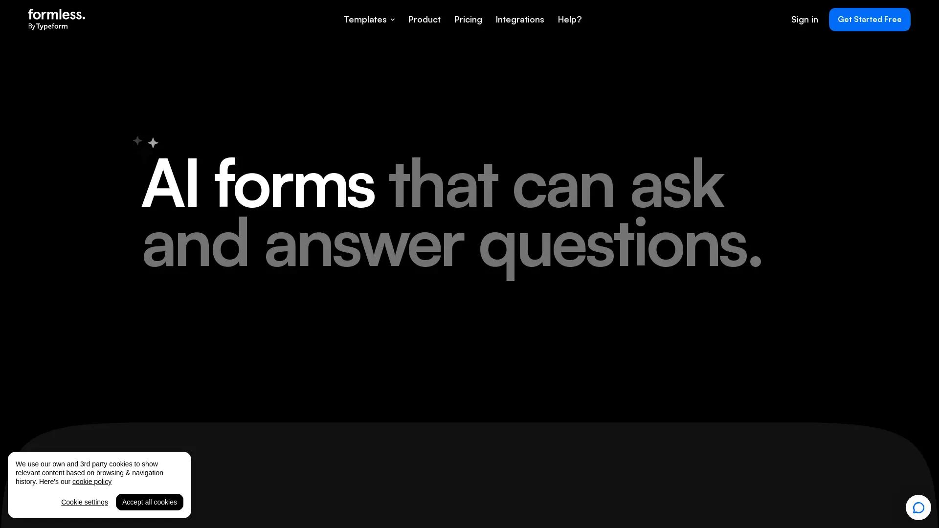 Formless (By Typeform) screenshot
