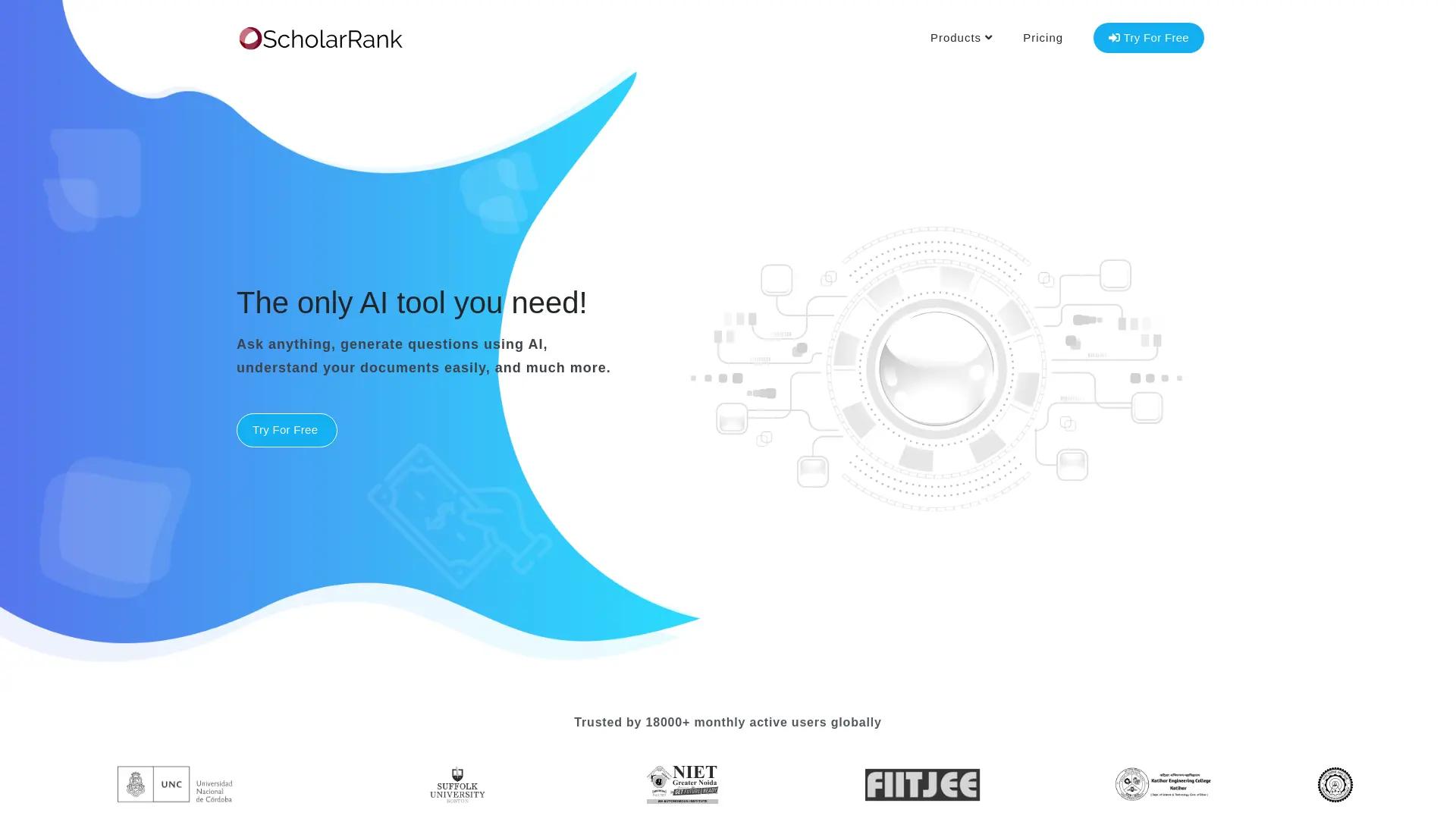 ScholarRank screenshot