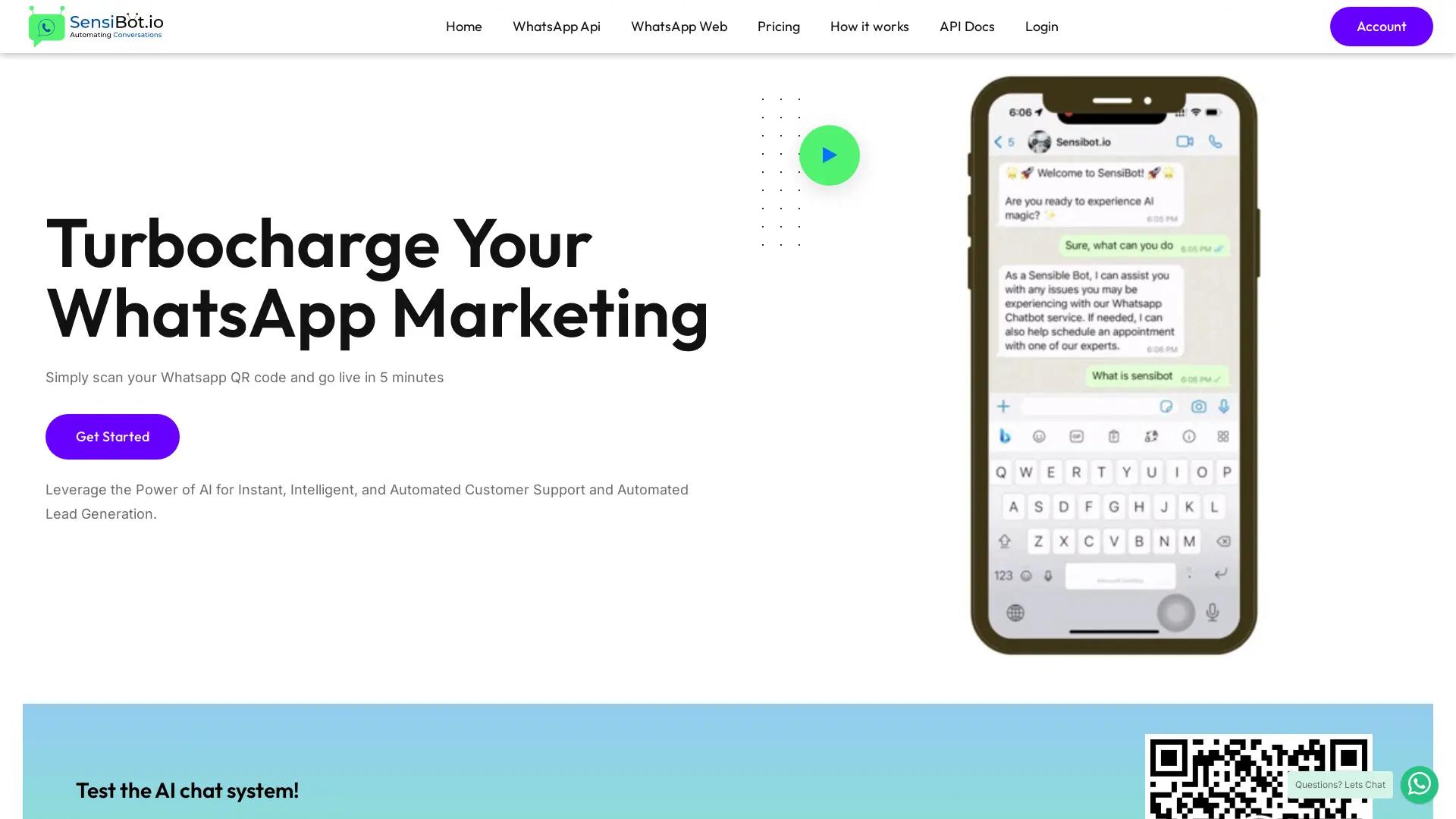 Sensi Bot screenshot