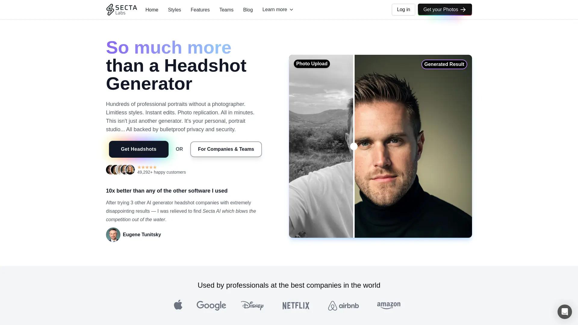Secta Labs screenshot