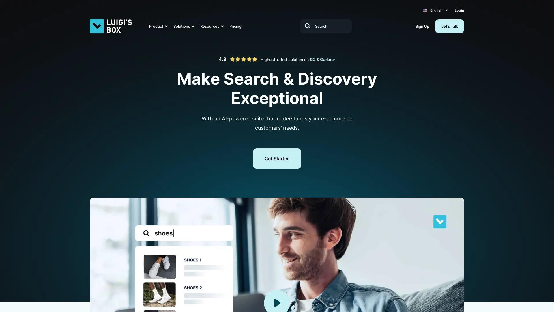 Luigi's Search Box screenshot