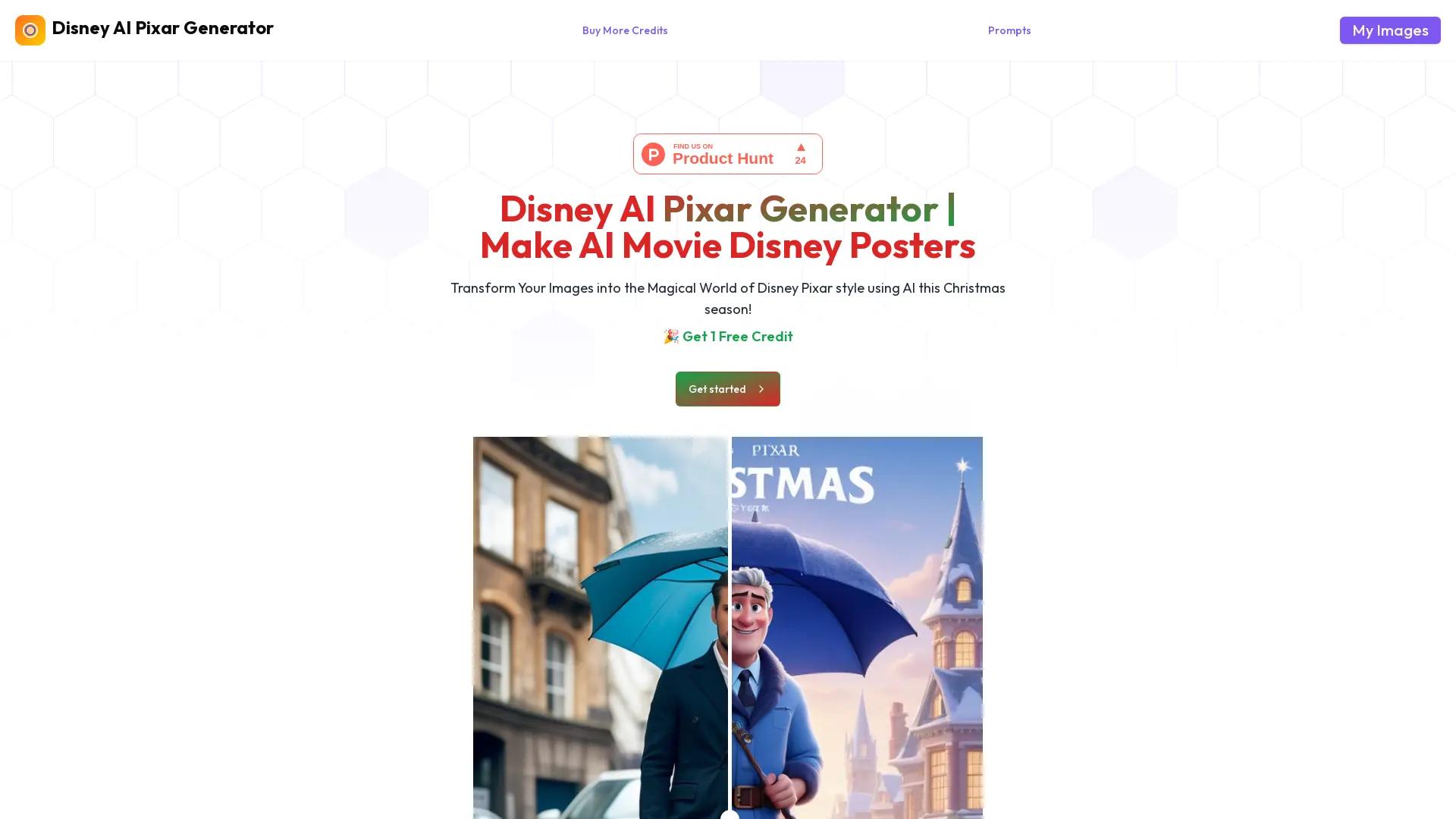 Disney Pixar Image Generator screenshot