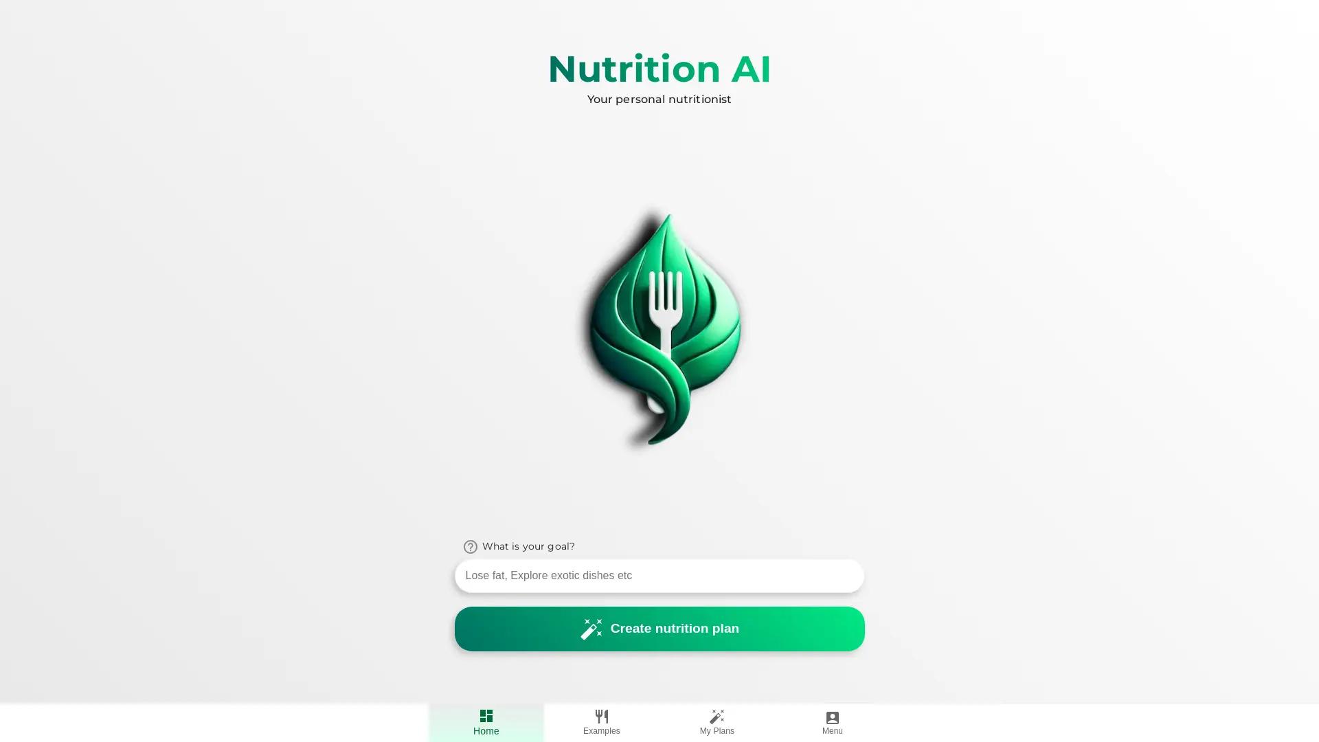 NutritionAI screenshot